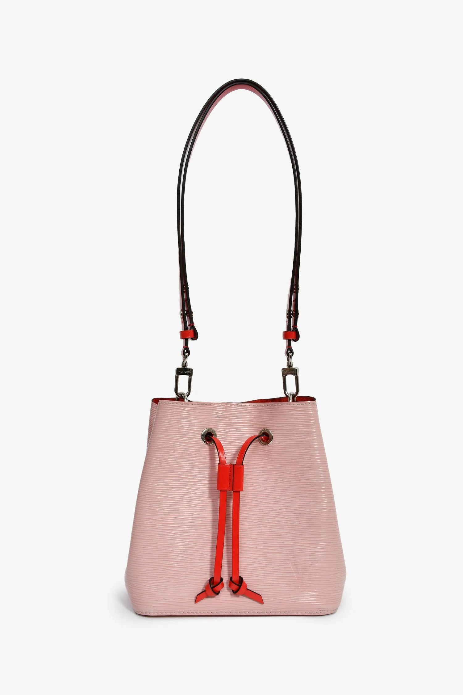 Louis Vuitton Pink/Red Epi Leather NeoNoe BB Top Handle with Strap - Image 7