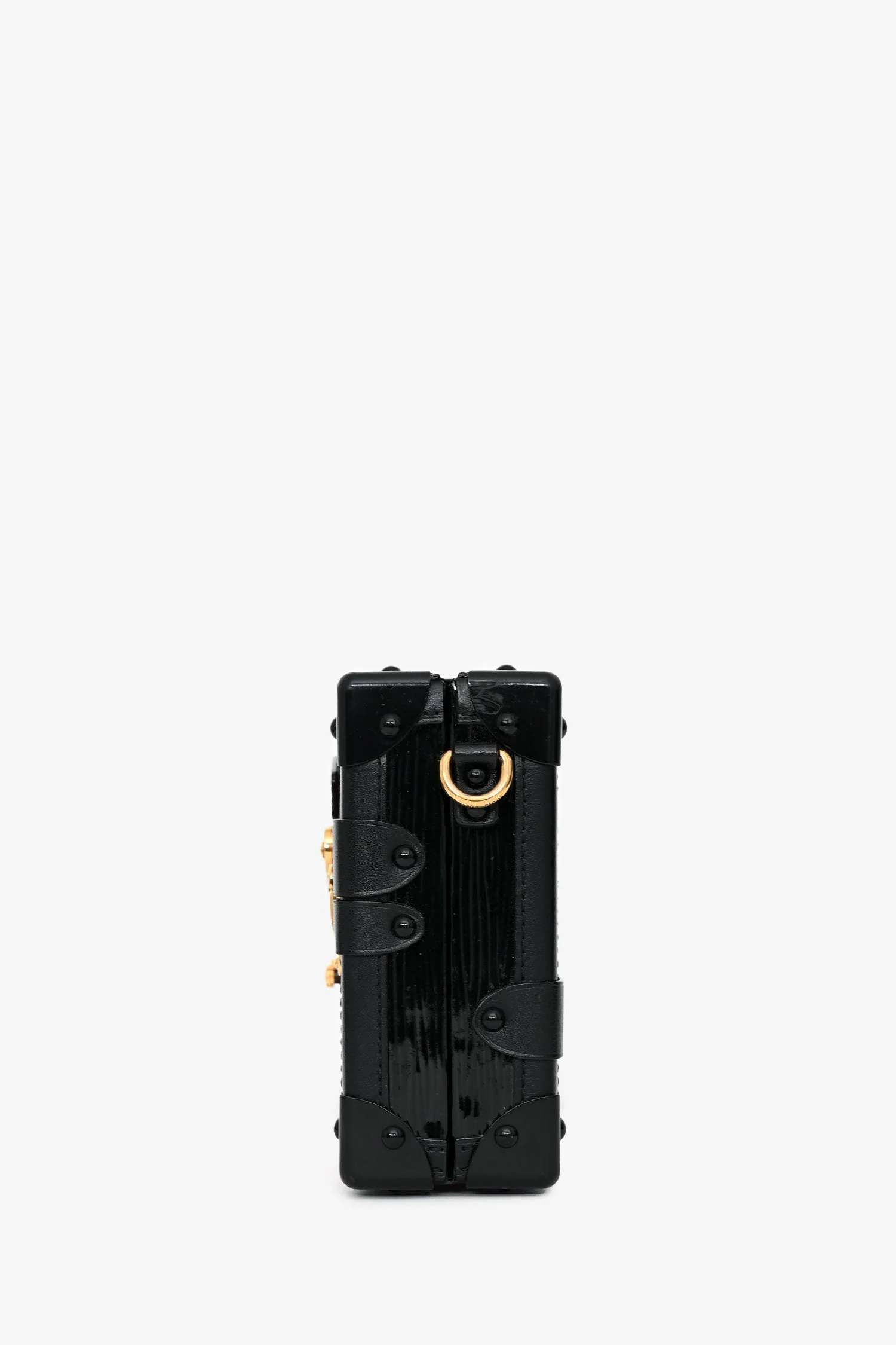 Louis Vuitton Red Epi Leather 'Petit Malle' with Strap - Image 4