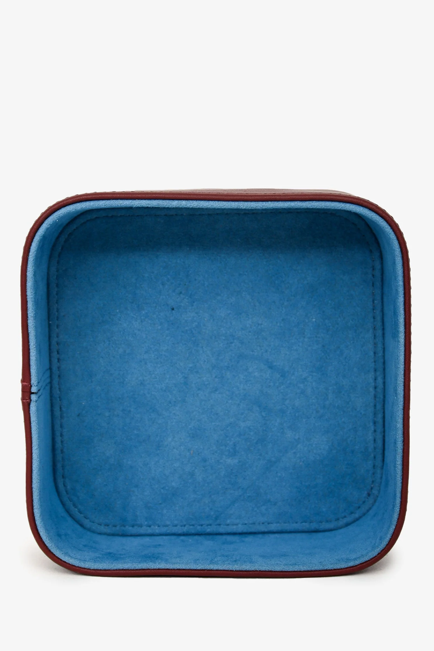 Louis Vuitton Red Leather Boite Clarence MM Jewellery Box - Image 5