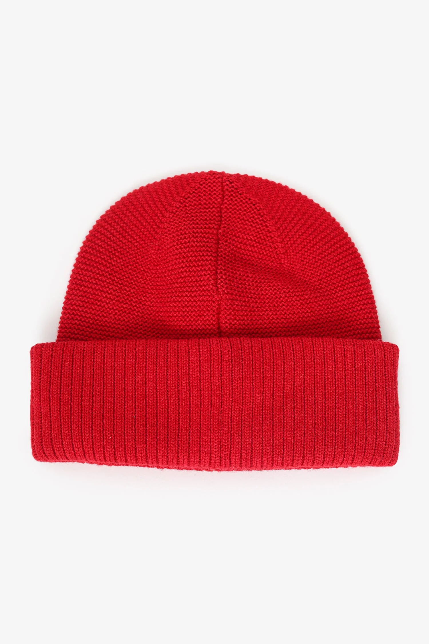 Louis Vuitton Red Wool Knit 'LV' Hat - Image 3