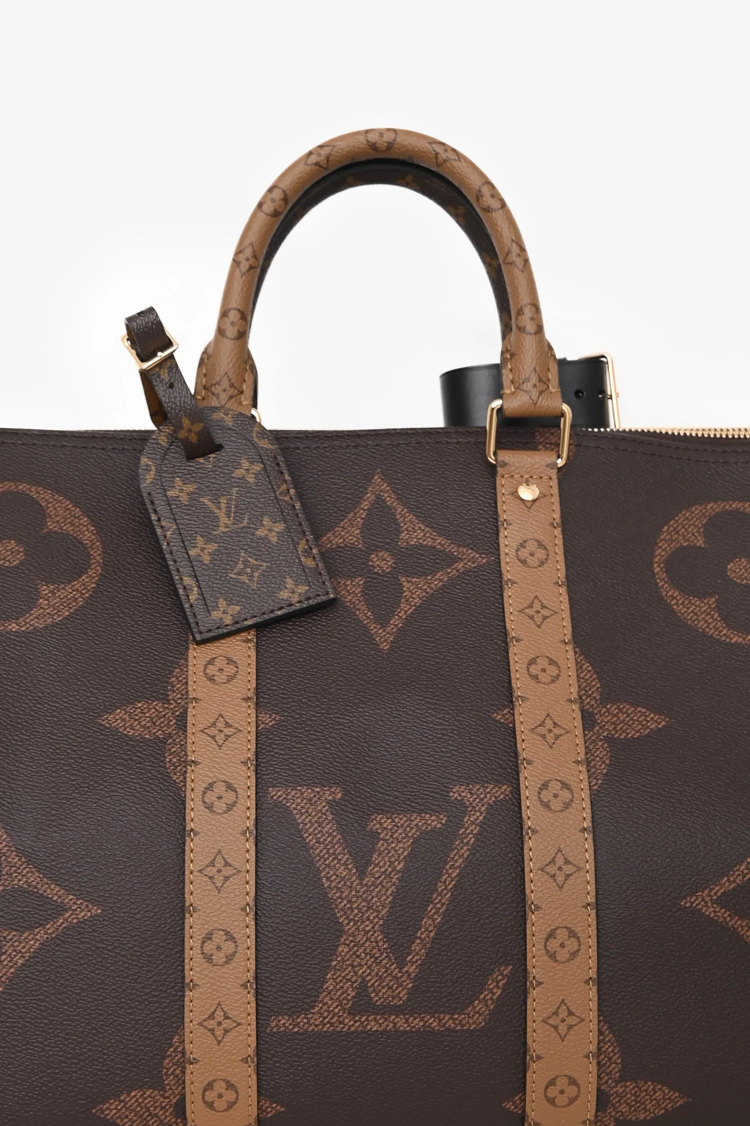 Louis Vuitton Reverse Monogram Keepall Bandoulière 45 with Strap - Image 6