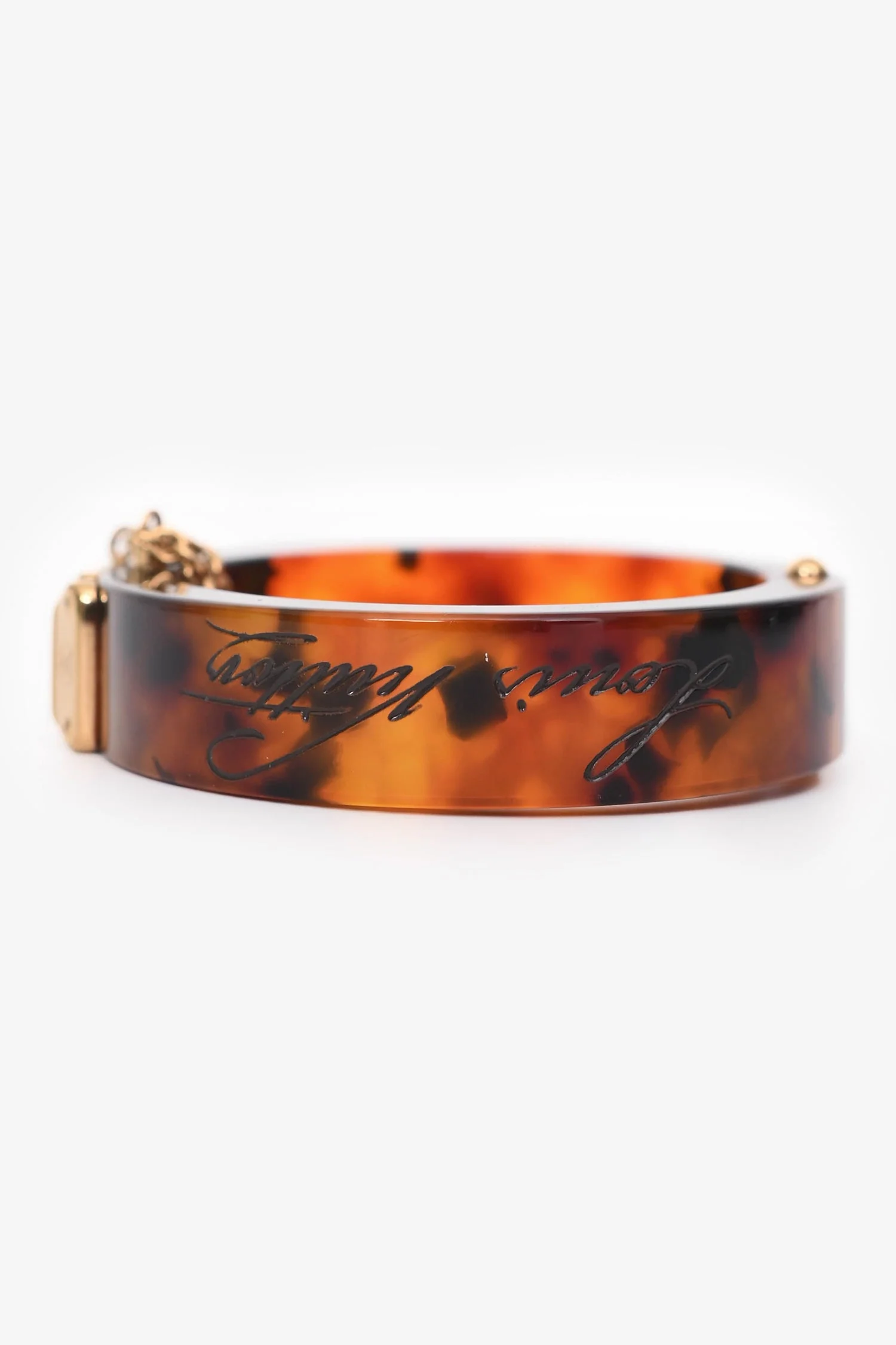 Louis Vuitton Tortoise Shell Cuff Bracelet - Image 4