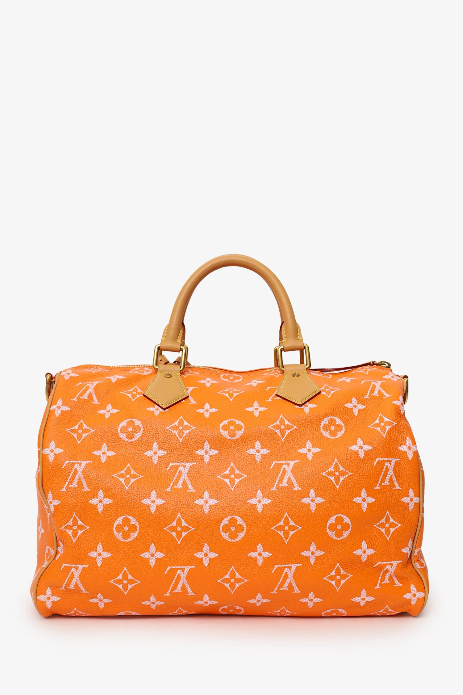 Louis Vuitton VIA Orange Monogram Leather Speedy P9 Bandouliere 40 (Limited Edition 140) - Image 2