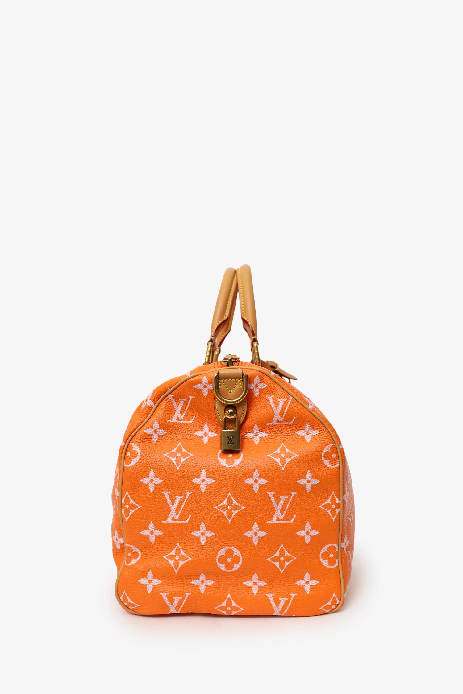 Louis Vuitton VIA Orange Monogram Leather Speedy P9 Bandouliere 40 (Limited Edition 140) - Image 3