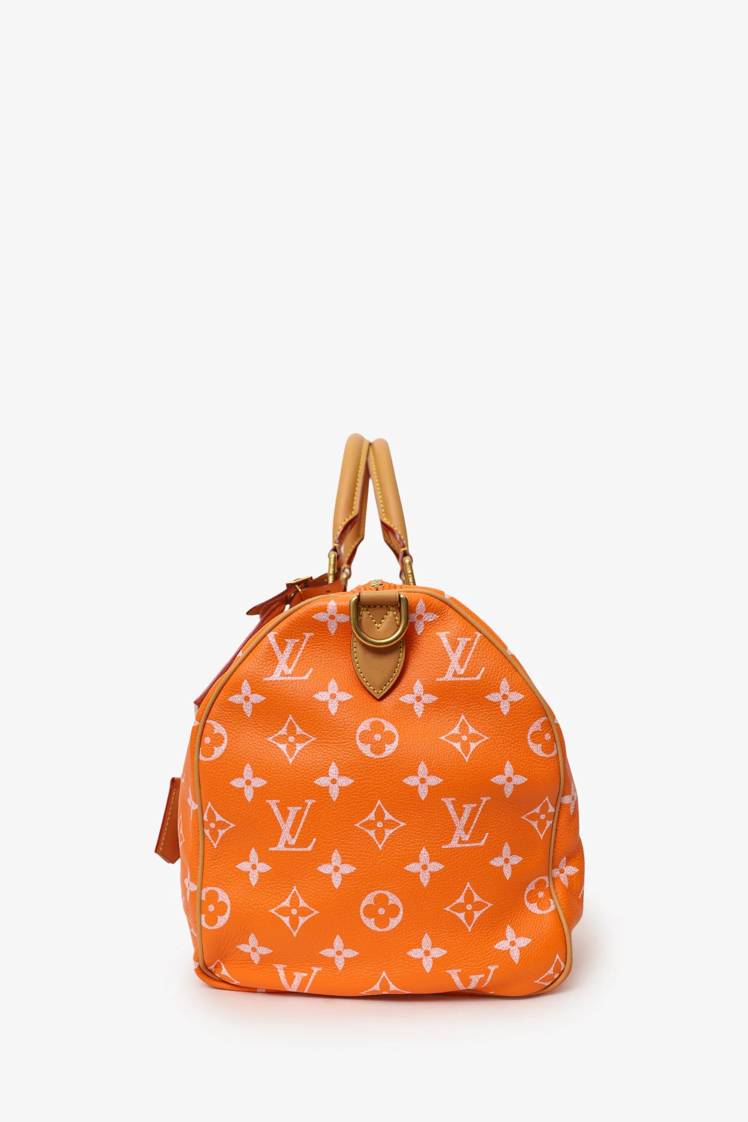 Louis Vuitton VIA Orange Monogram Leather Speedy P9 Bandouliere 40 (Limited Edition 140) - Image 4