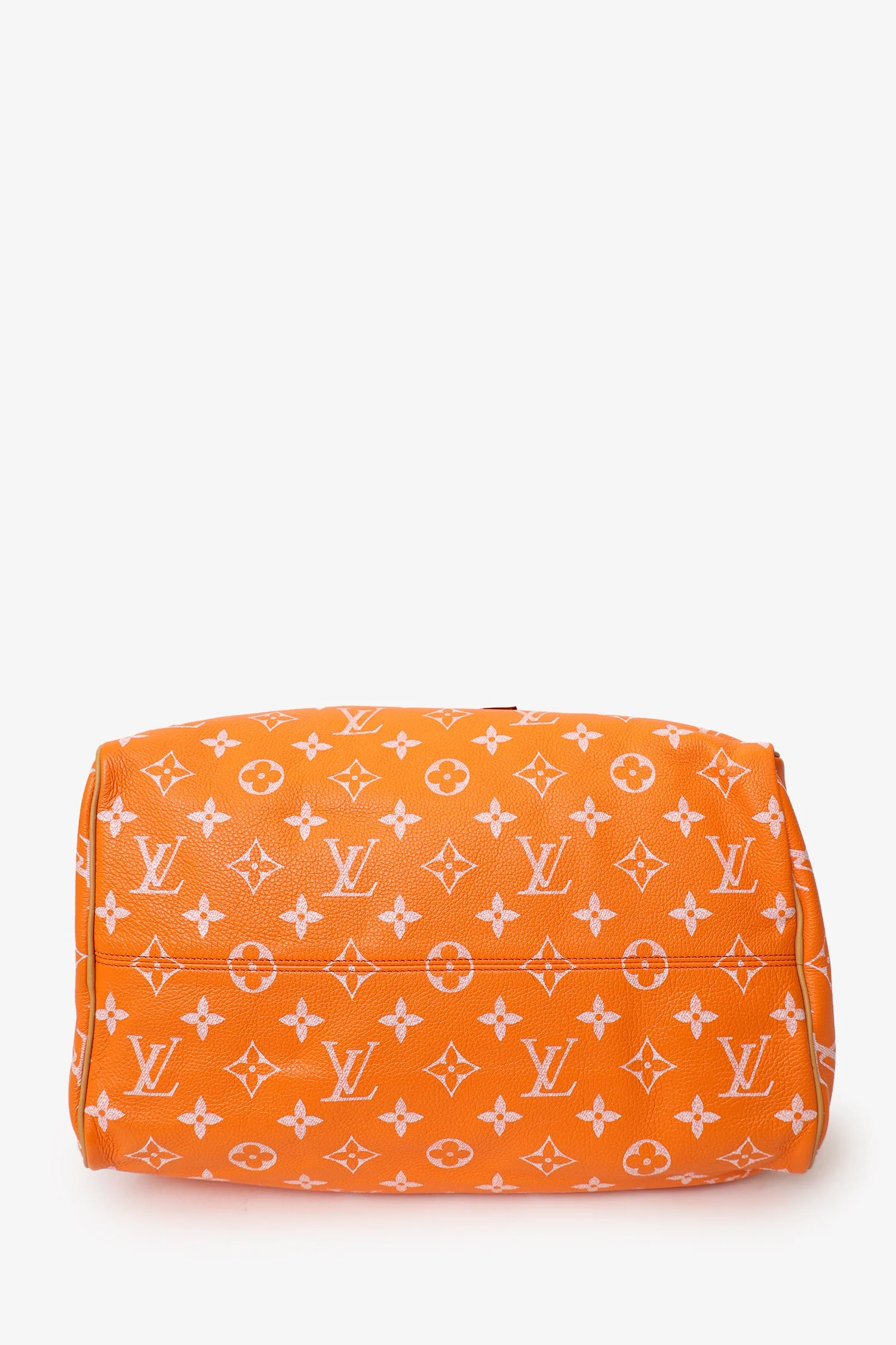 Louis Vuitton VIA Orange Monogram Leather Speedy P9 Bandouliere 40 (Limited Edition 140) - Image 5