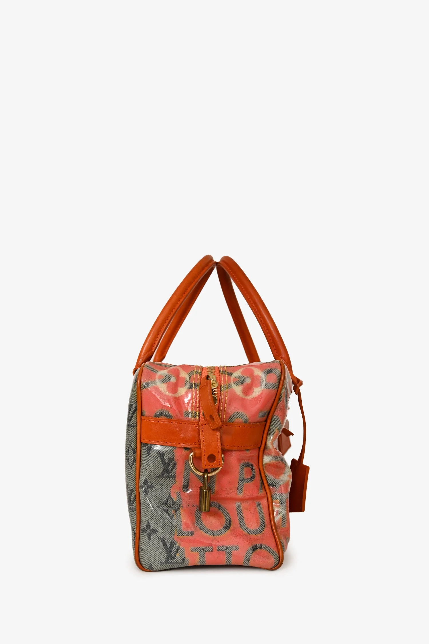 Louis Vuitton x Richard Prince 2008 Monogram Pulp Weekender PM - Image 3
