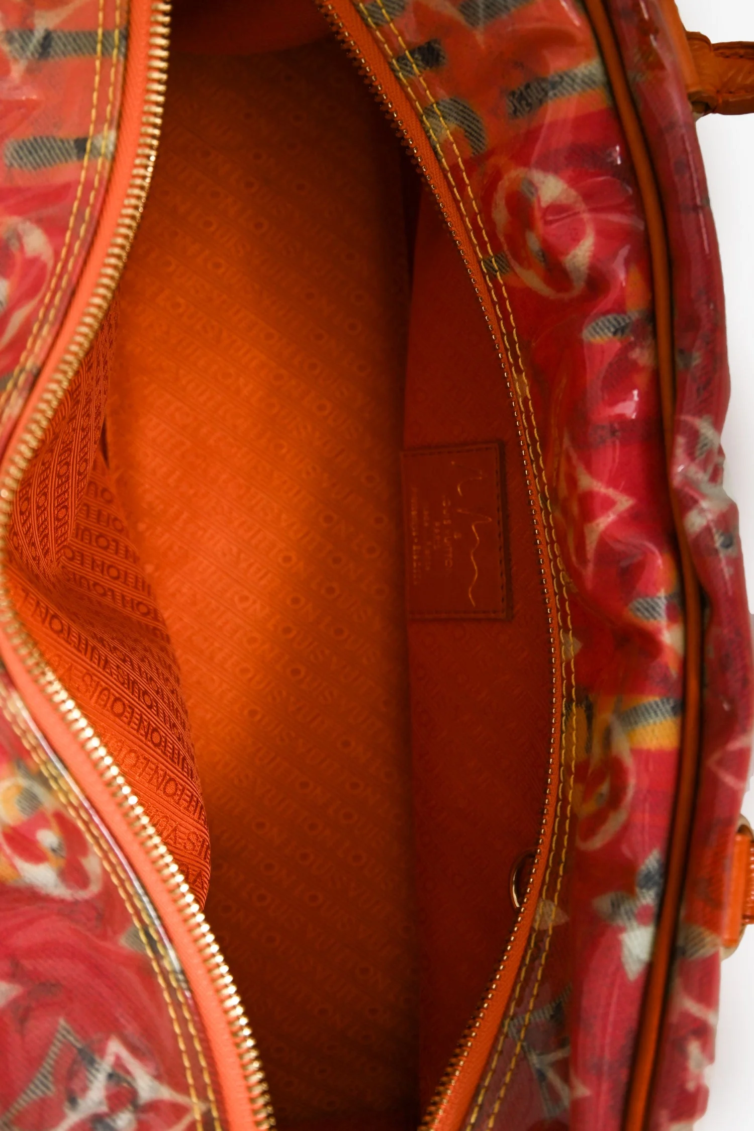 Louis Vuitton x Richard Prince 2008 Monogram Pulp Weekender PM - Image 6