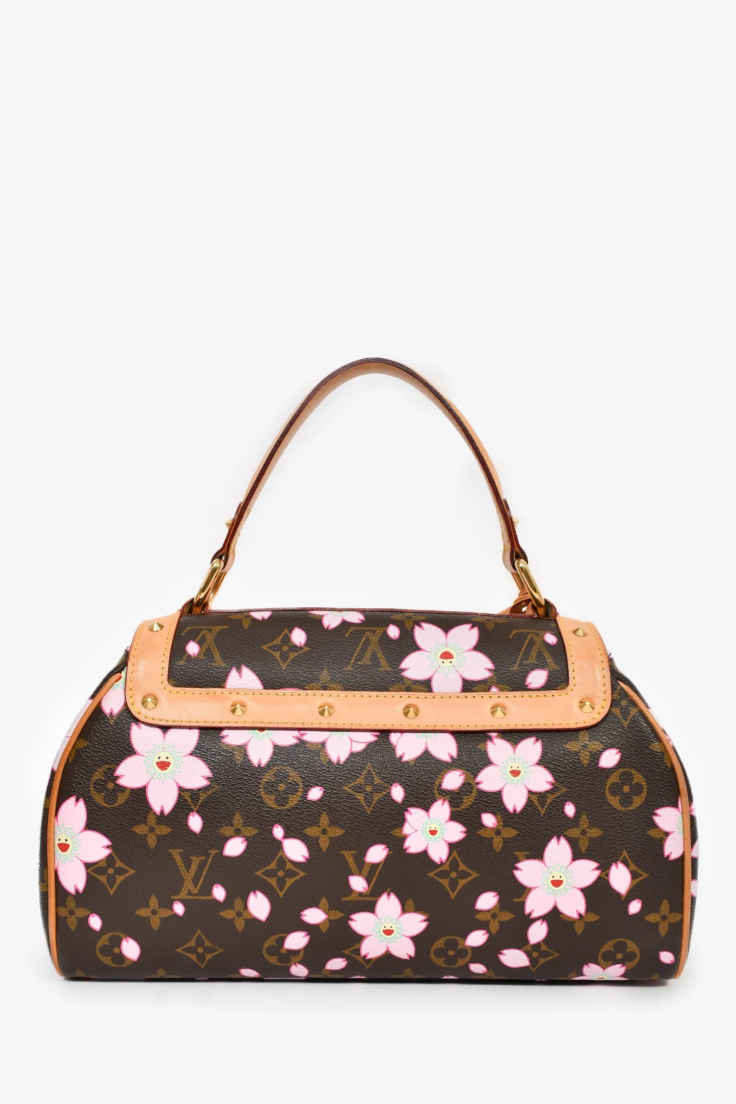 Louis Vuitton x Takashi Murakami 2003 Monogram Cherry Blossom Sac Retro - Image 2