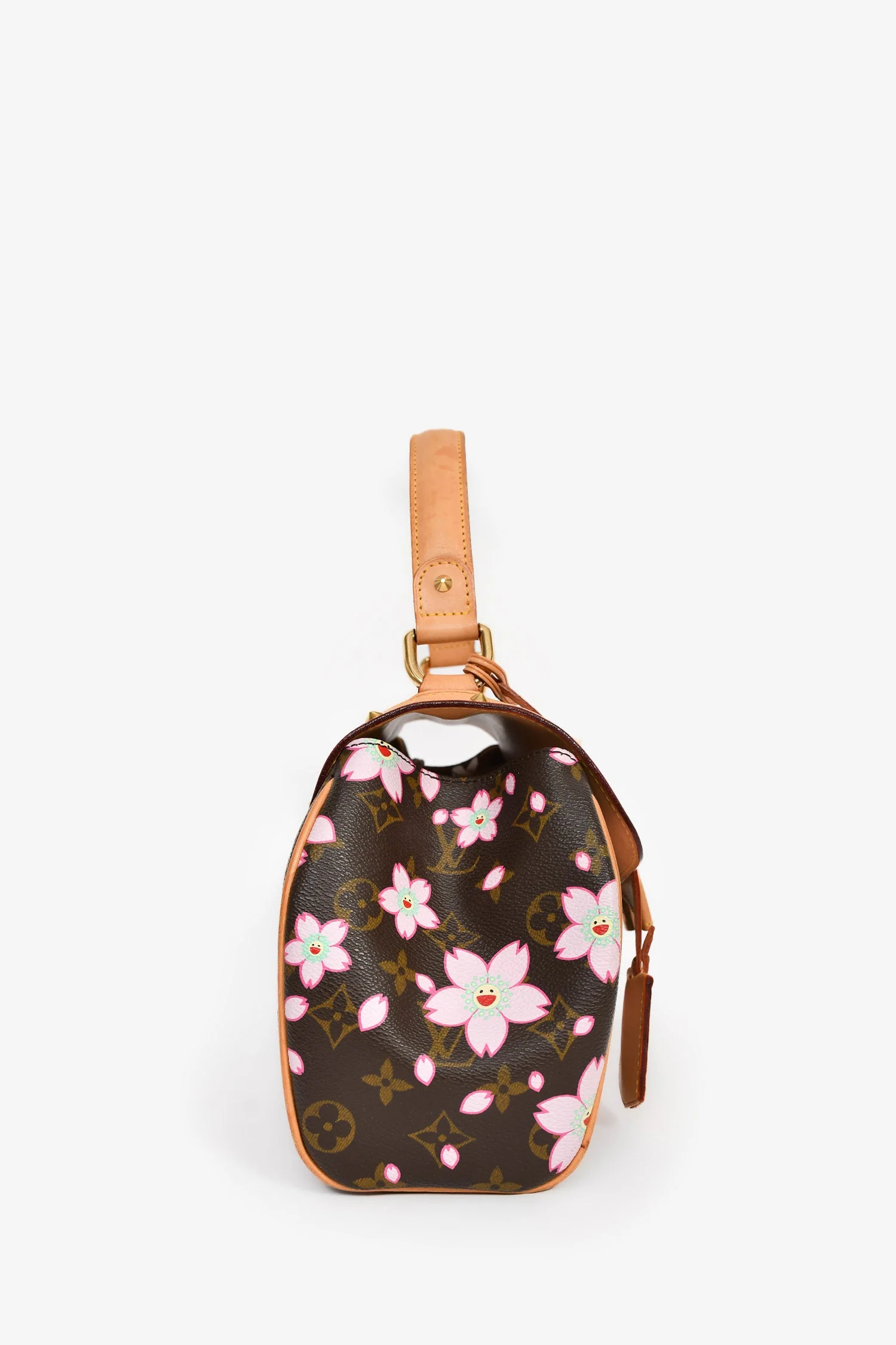 Louis Vuitton x Takashi Murakami 2003 Monogram Cherry Blossom Sac Retro - Image 3