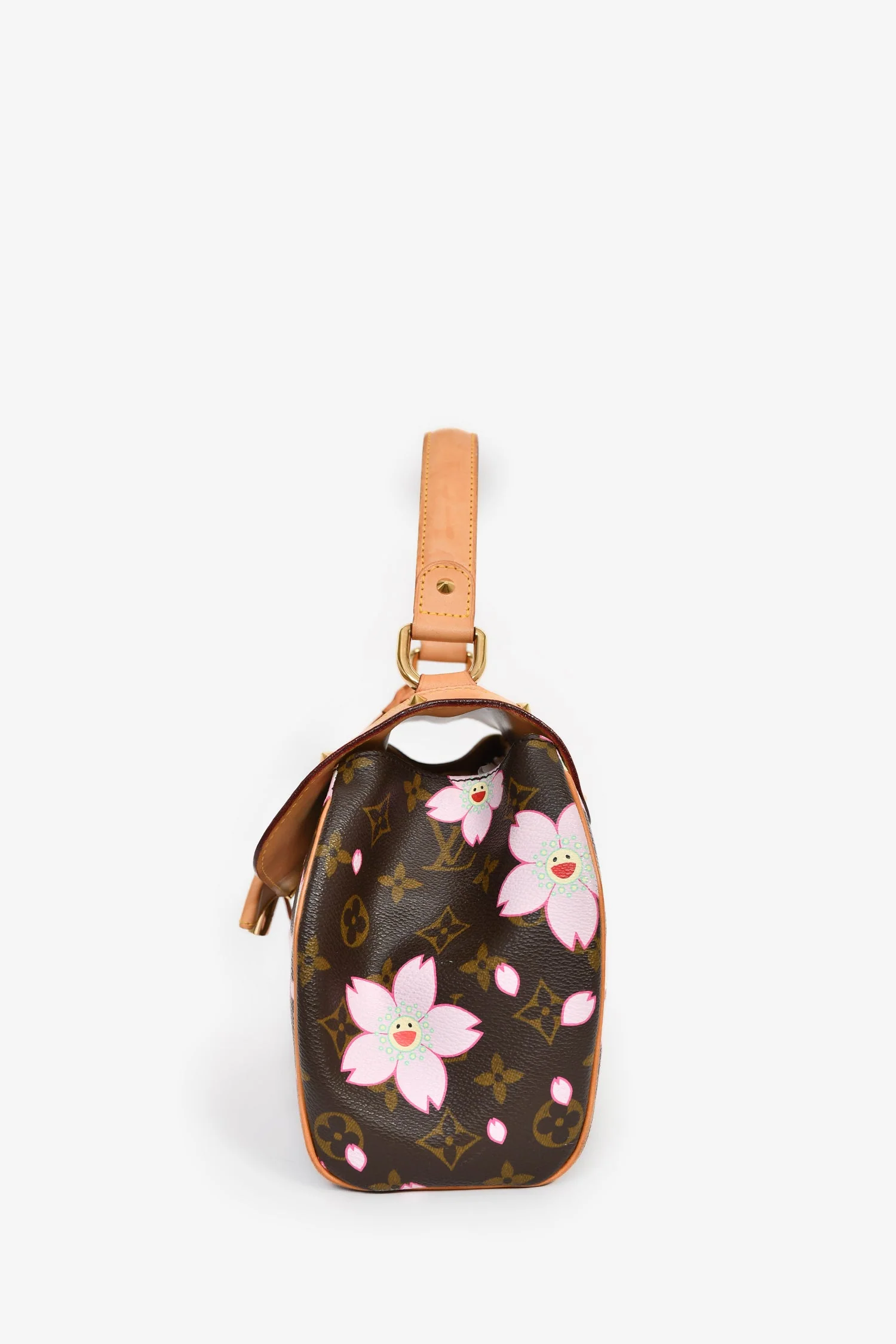 Louis Vuitton x Takashi Murakami 2003 Monogram Cherry Blossom Sac Retro - Image 4