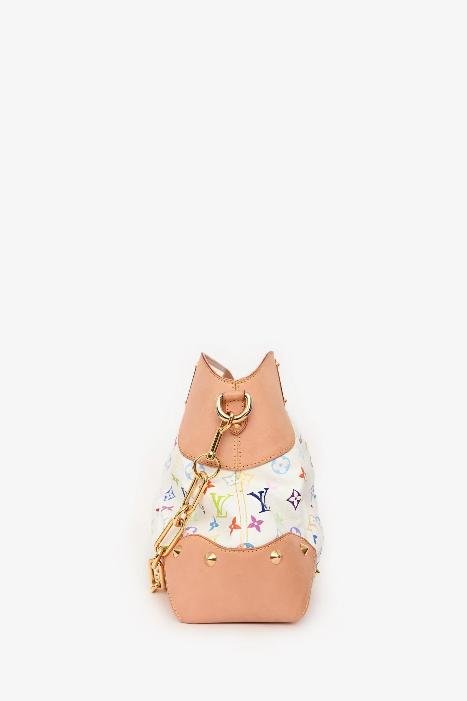 Louis Vuitton x Takashi Murakami White Multicolore Monogram Judy GM - Image 3