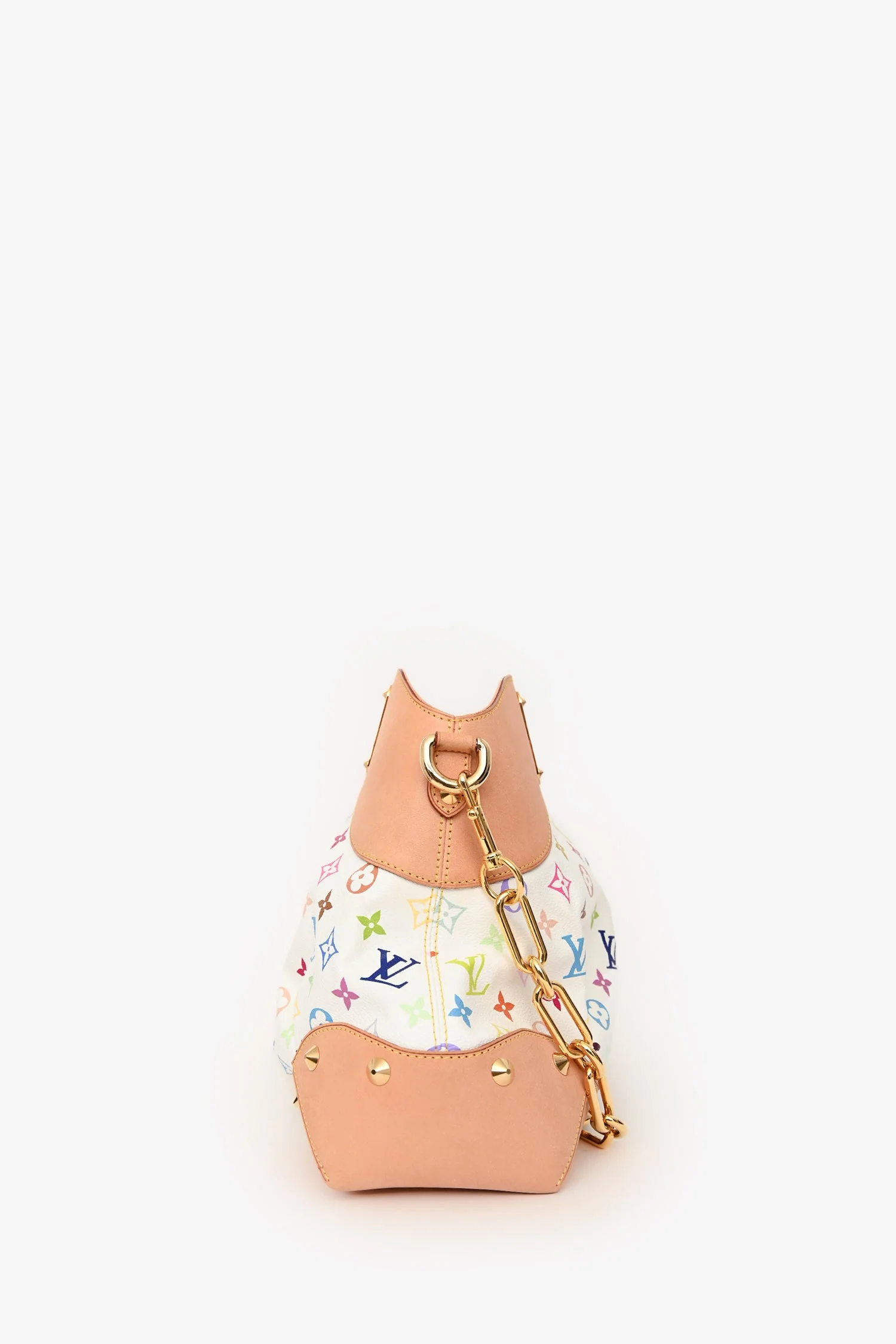 Louis Vuitton x Takashi Murakami White Multicolore Monogram Judy GM - Image 4