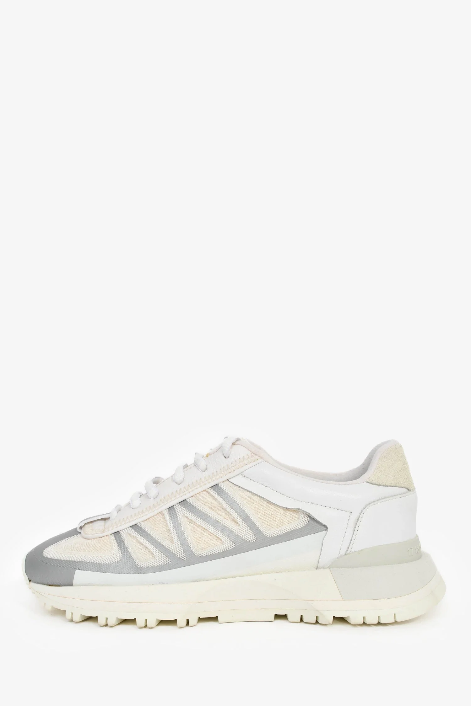 Maison Margiela White/Grey Sneakers Size 36 - Image 4