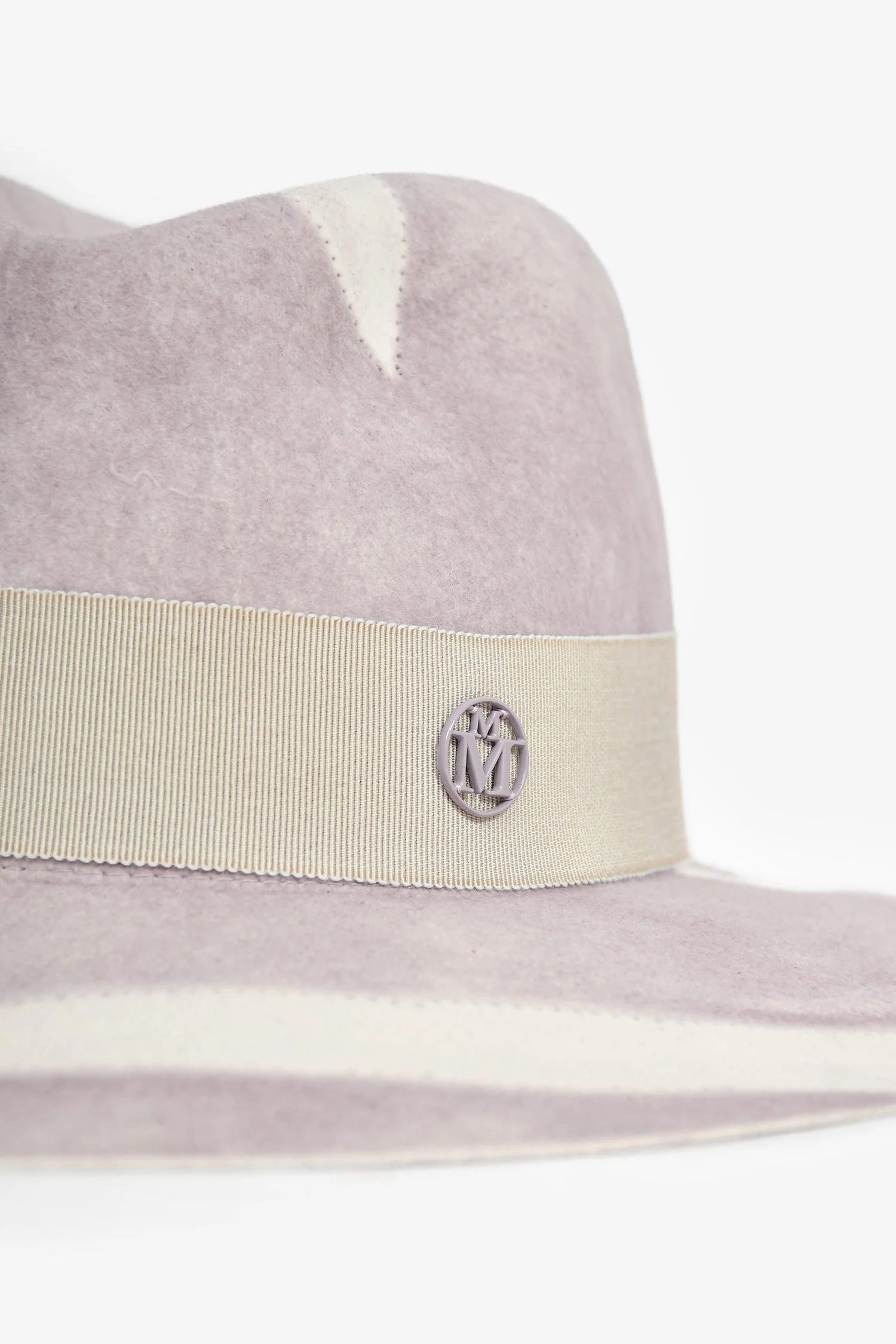 Maison Michel Lavender/White Velvet Hat Size S - Image 2