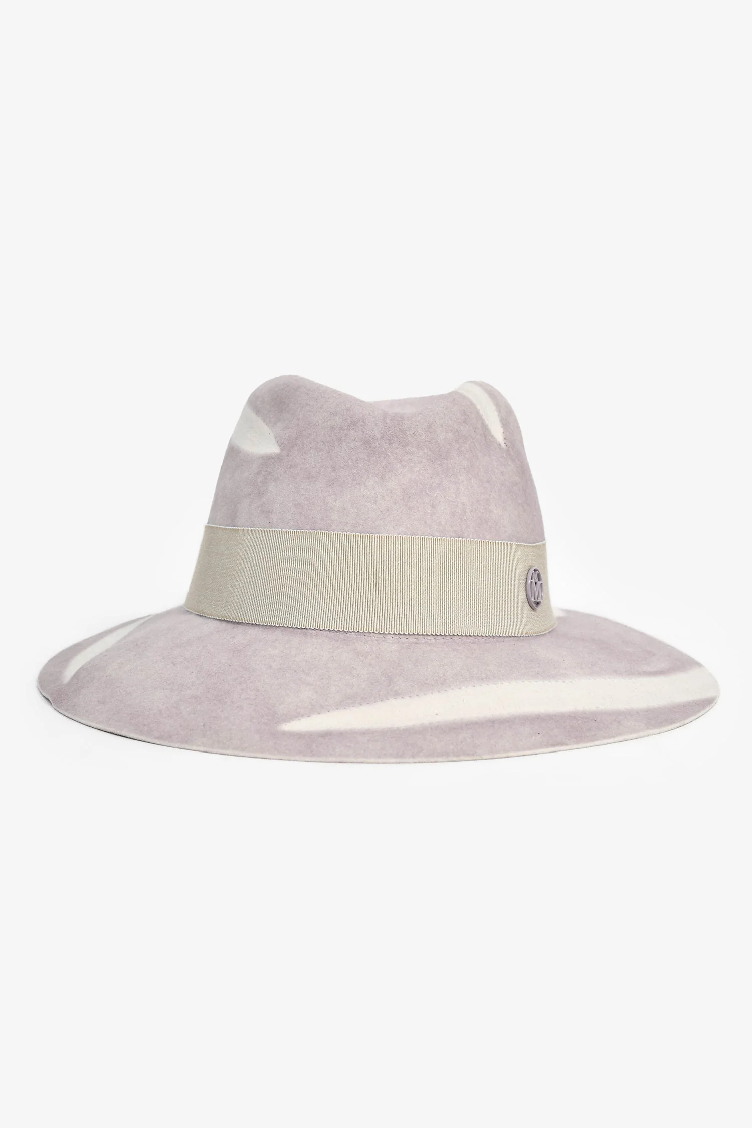 Maison Michel Lavender/White Velvet Hat Size S - Image 3