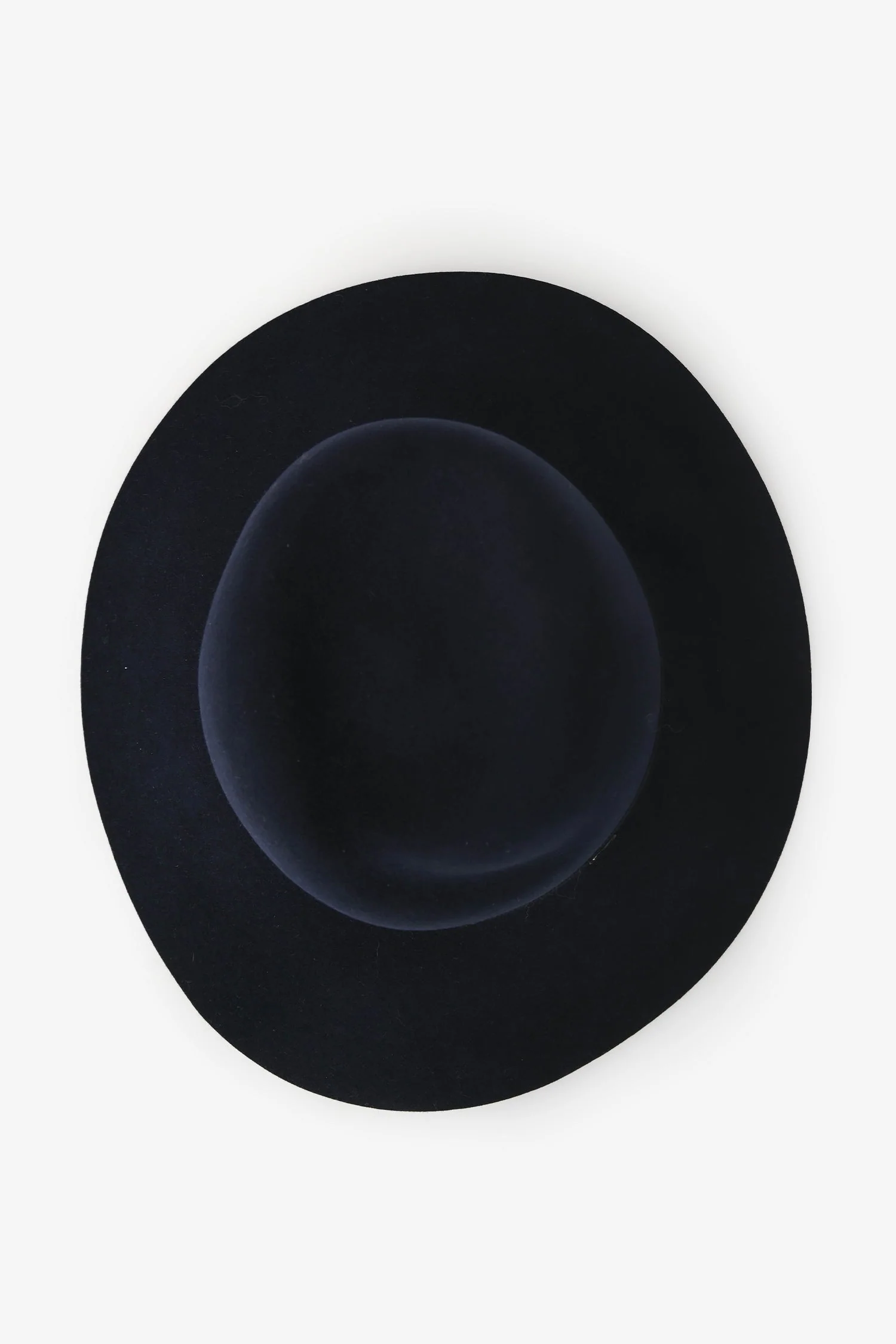 Maison Michel Navy Felt Fedora Hats Size M - Image 4