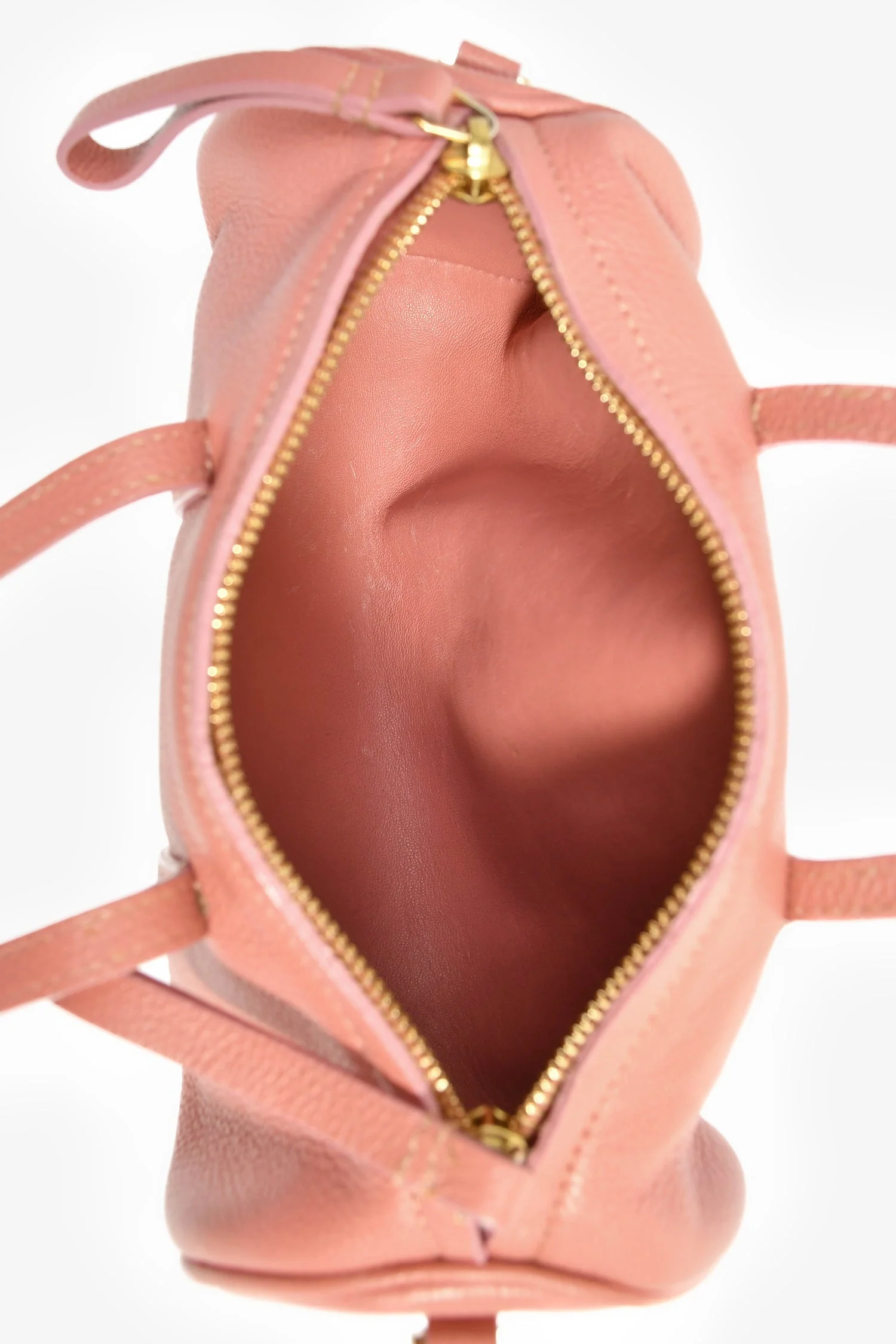 Mansur Gavriel 2012 Blush Pebble Leather Mini Mini Duffle Crossbody Bag - Image 6