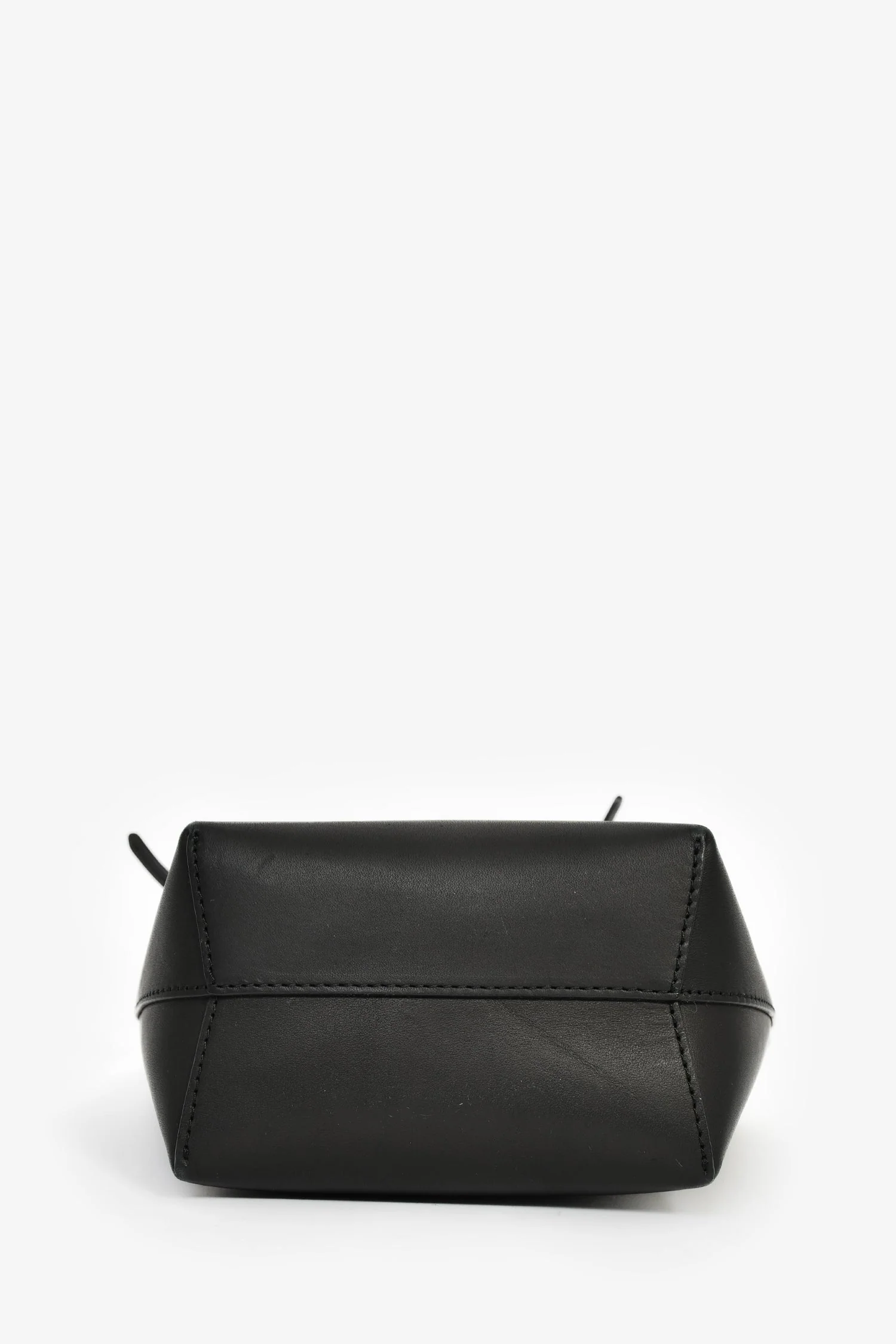 Mansur Gavriel Black Leather Mini Bucket Bag - Image 5