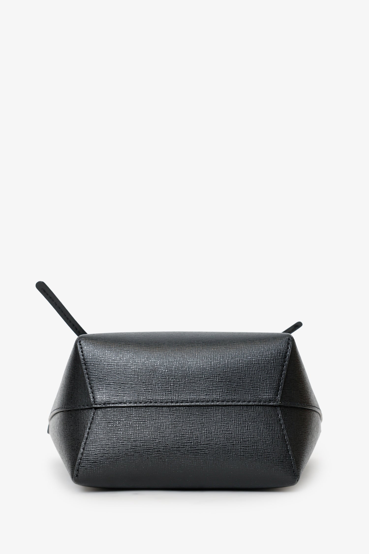 Mansur Gavriel Black Leather Mini Bucket Bag - Image 5