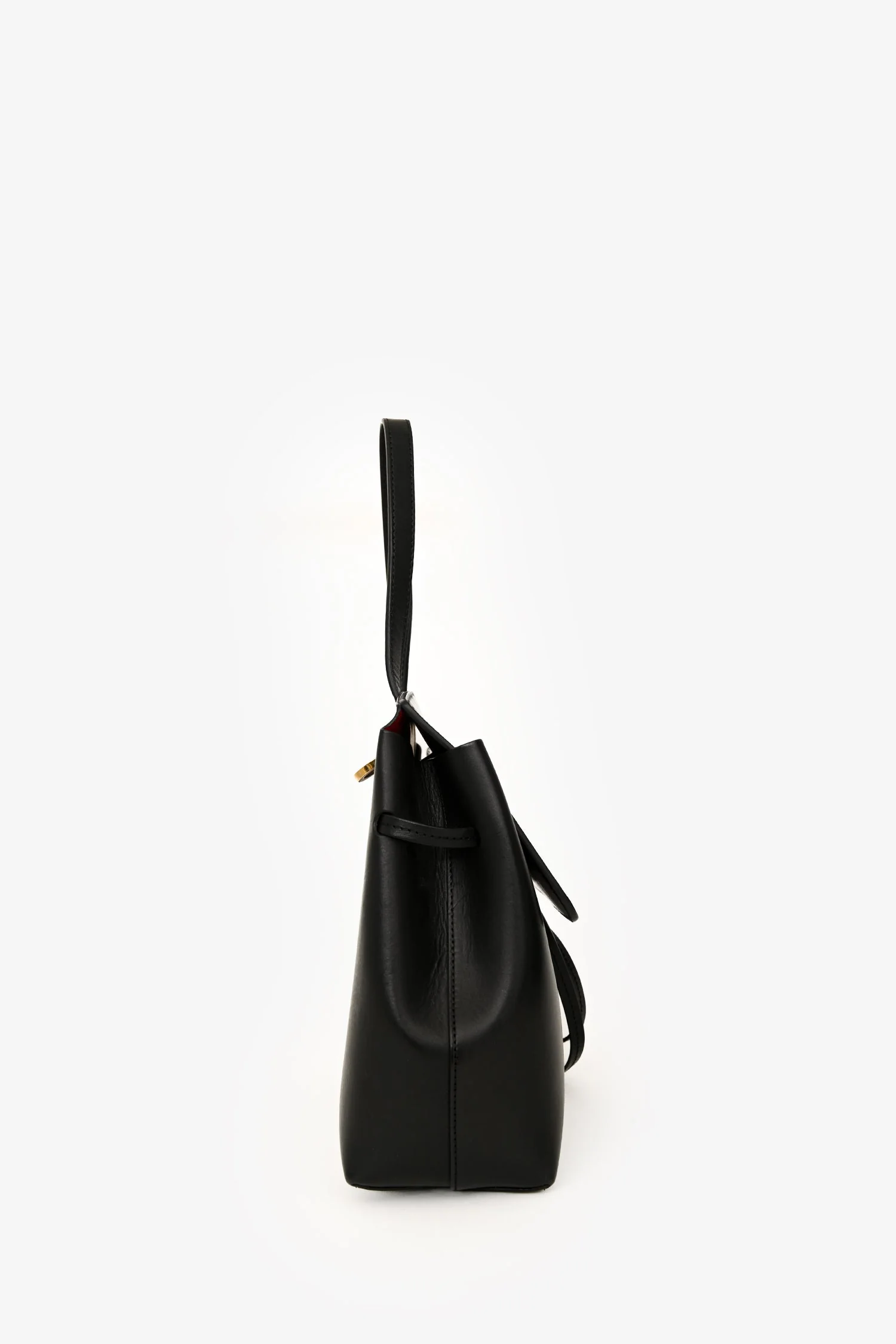 Mansur Gavriel Black Leather Shoulder Bag - Image 2
