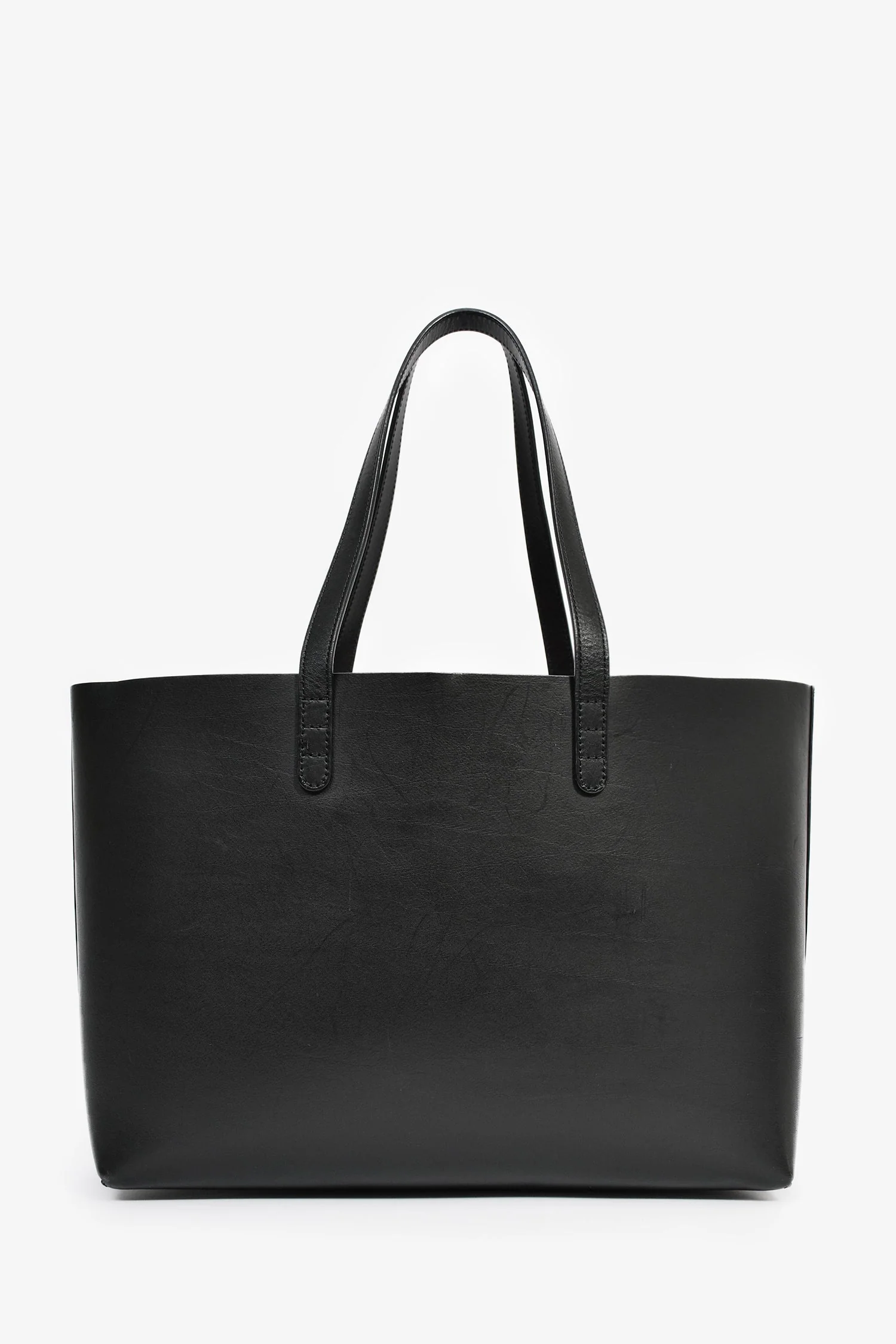 Mansur Gavriel Black/Red Leather Tote Bag - Image 2