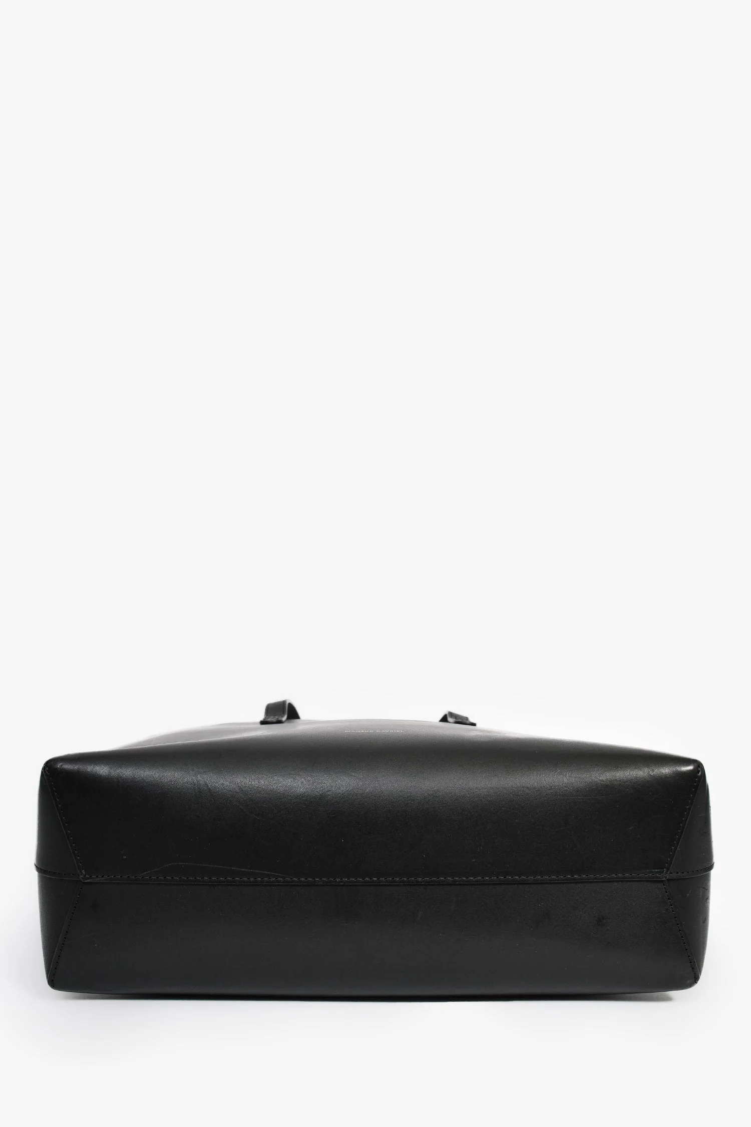 Mansur Gavriel Black/Red Leather Tote Bag - Image 5