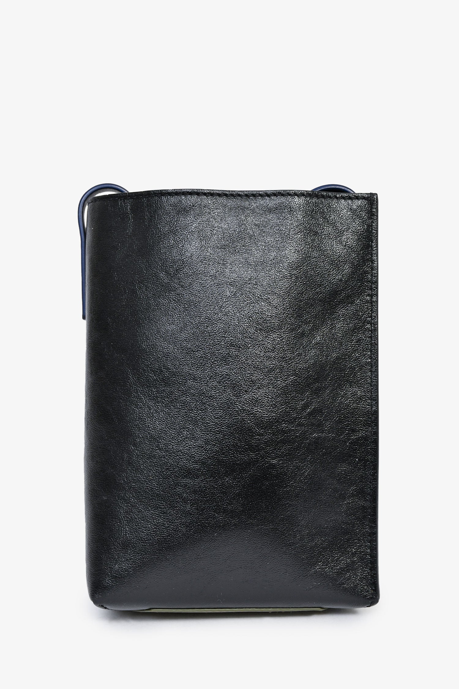 Marni Green/Black Leather Soft 'Museo' Crossbody Bag - Image 2
