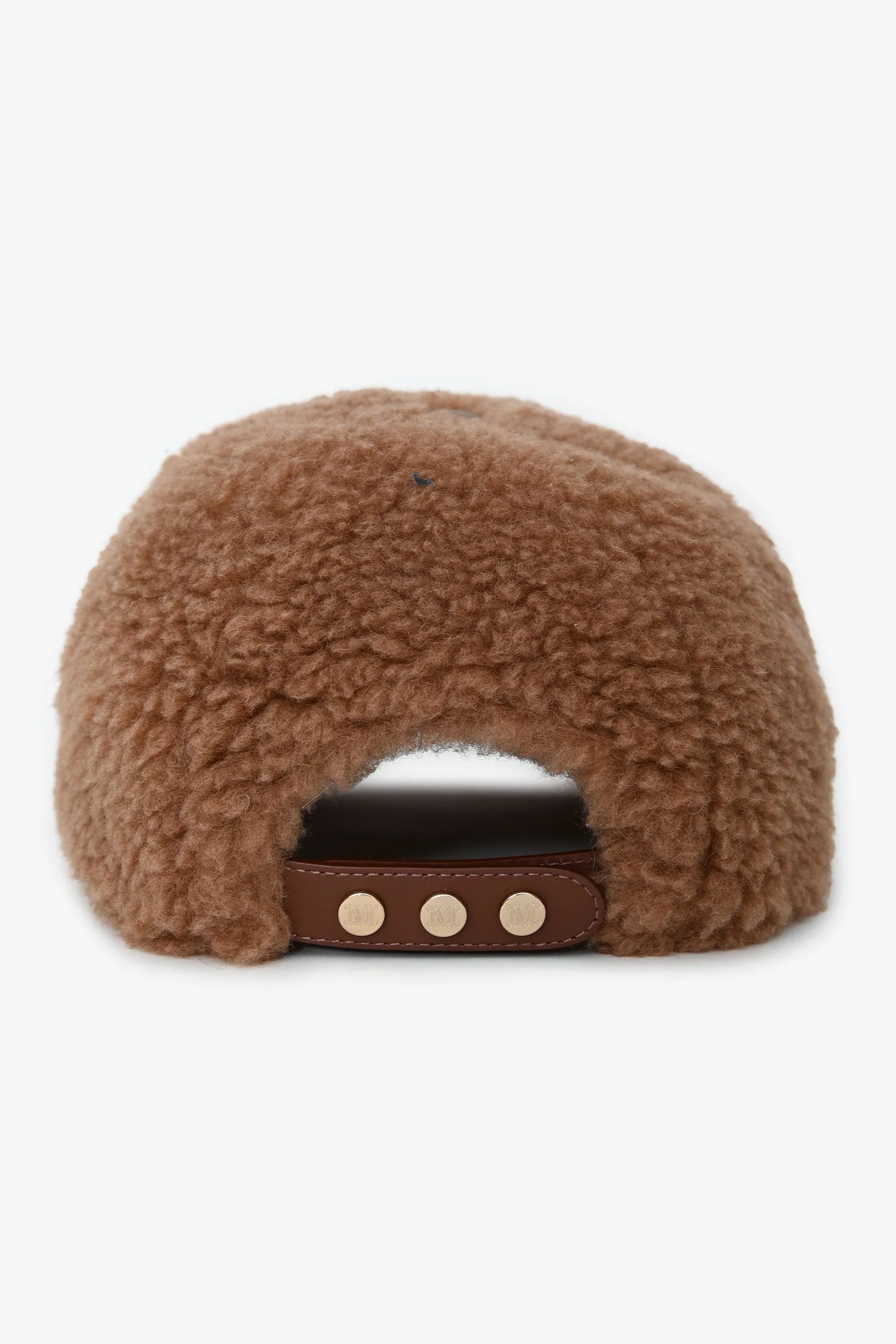 Max Mara Brown Teddy Logo Baseball Cap - Image 4