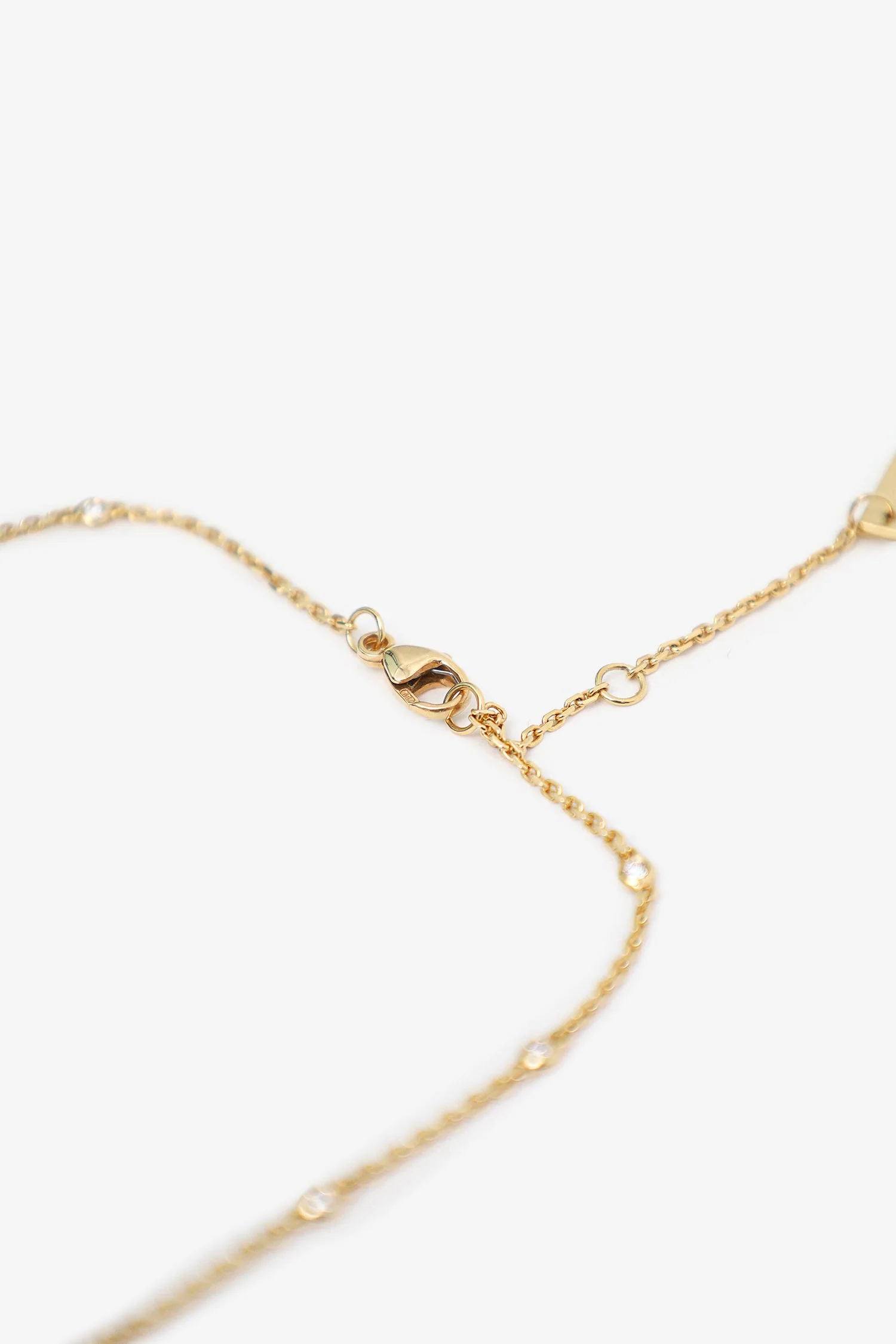 Messika 18K Yellow Gold Pavé Diamonds Move Uno Ankle Bracelet - Image 4