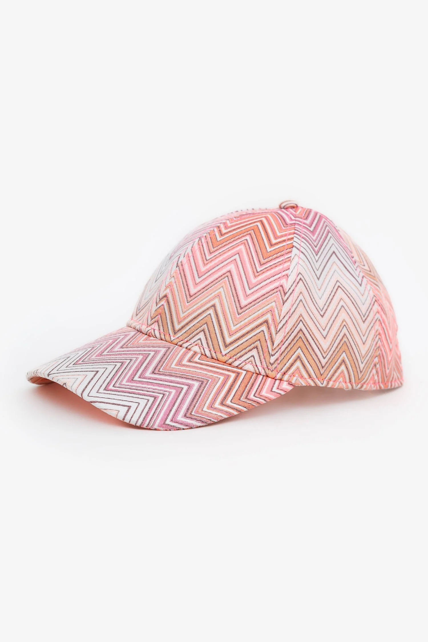 Missoni Pink Chevron Print Baseball Hat - Image 2