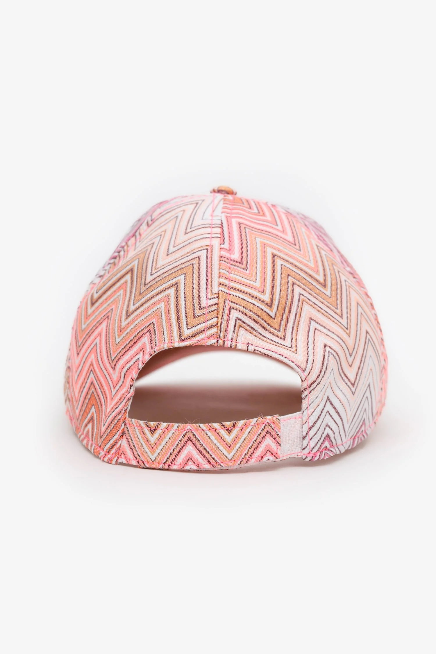 Missoni Pink Chevron Print Baseball Hat - Image 3