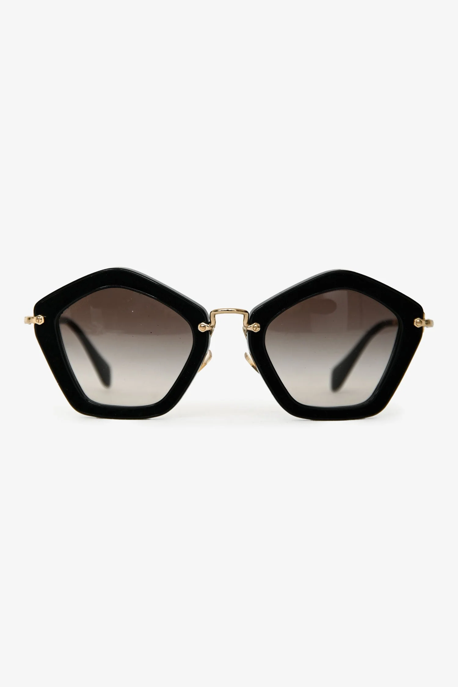 Miu Miu Black Cat Eye Sunglasses