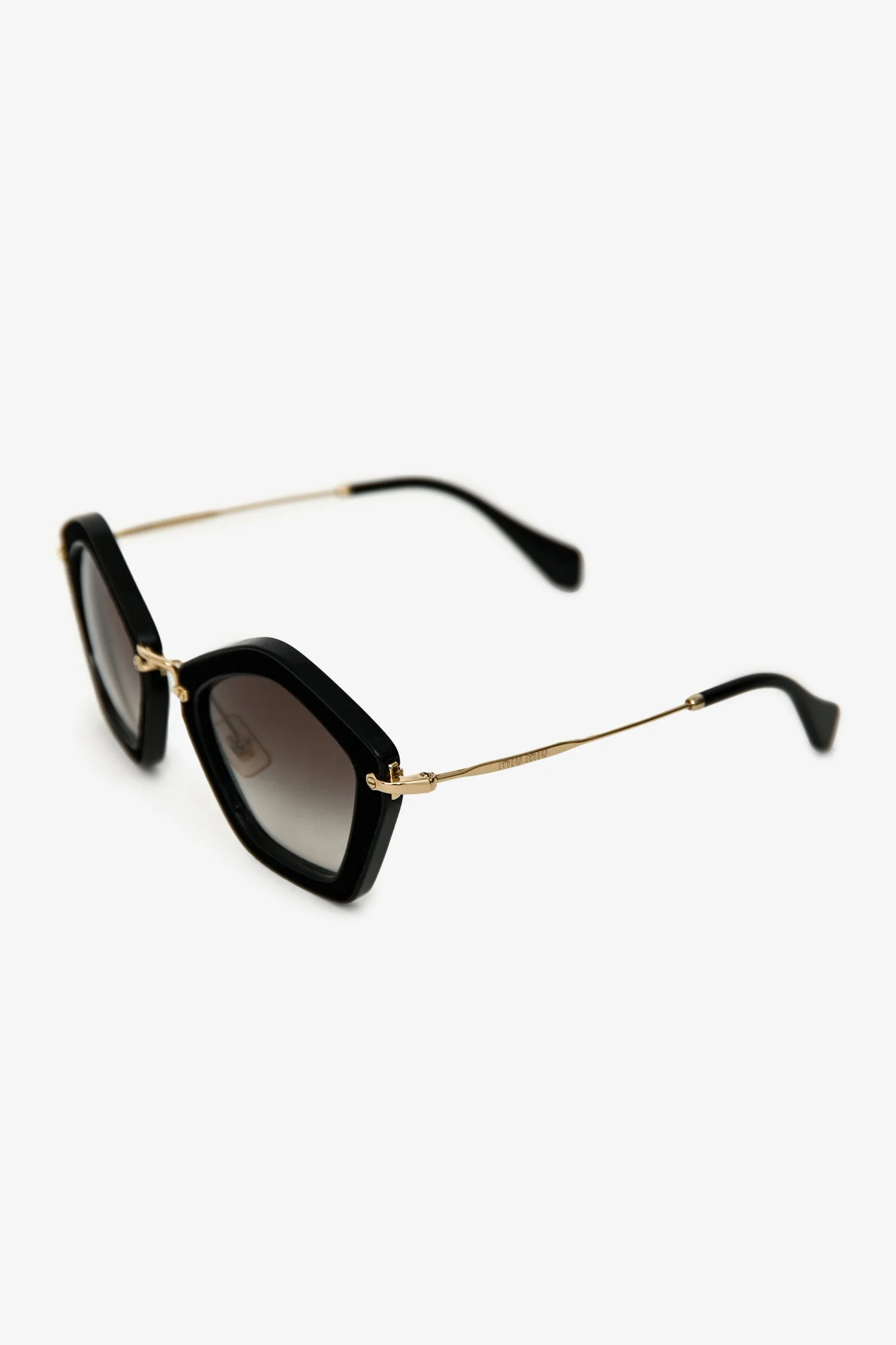 Miu Miu Black Cat Eye Sunglasses - Image 2