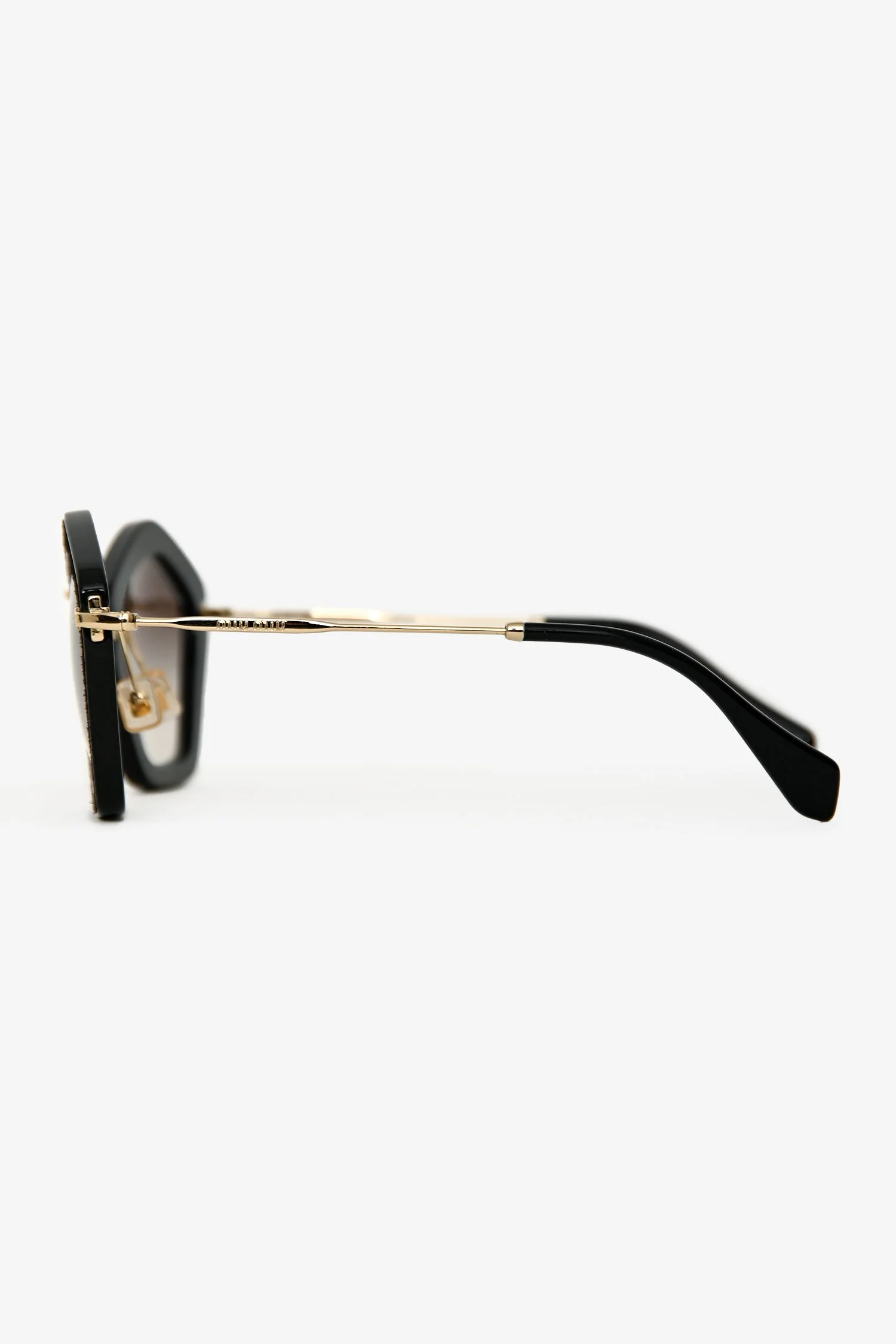 Miu Miu Black Cat Eye Sunglasses - Image 3