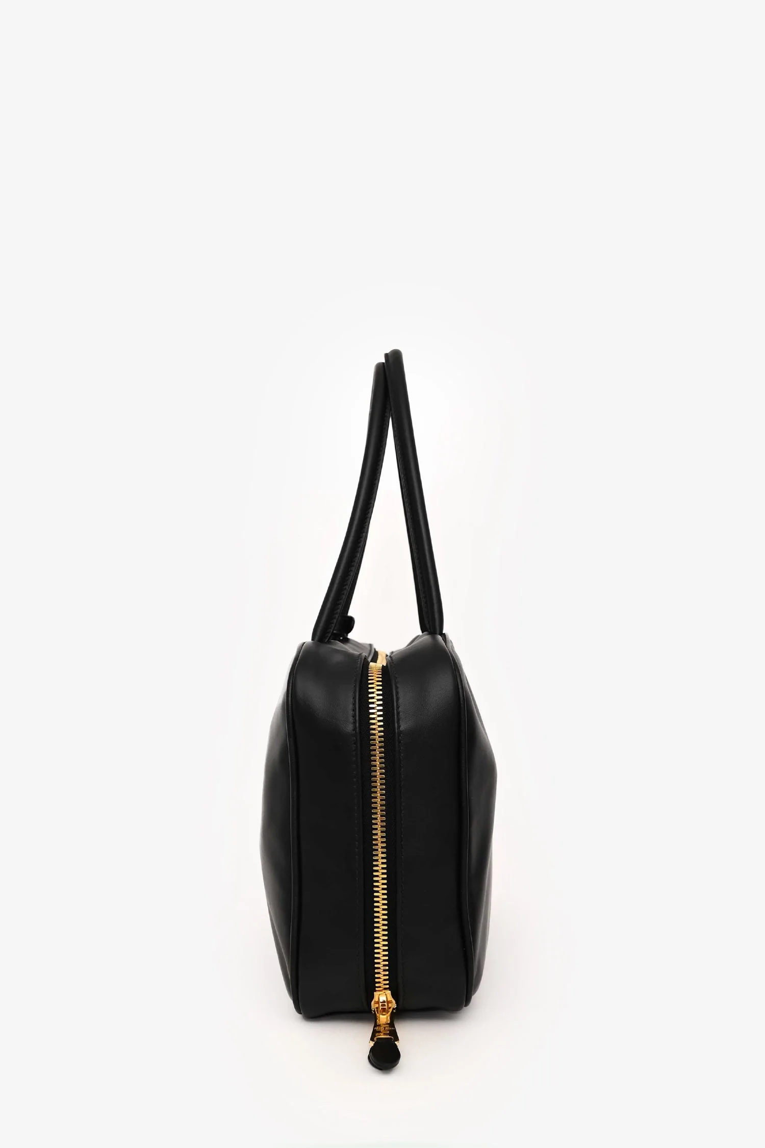 Miu Miu Black Leather 'Beau' Shoulder Bag - Image 2