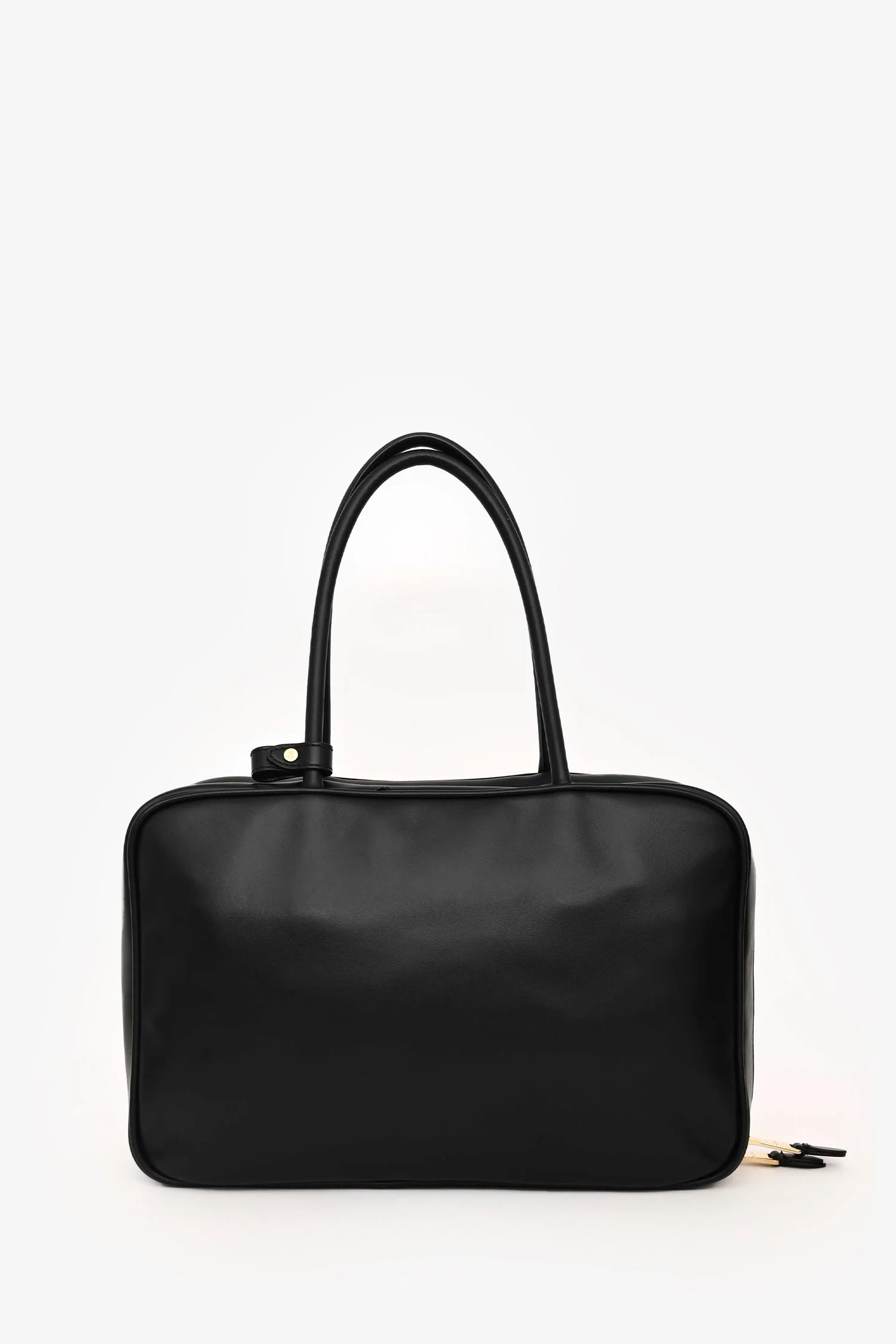 Miu Miu Black Leather 'Beau' Shoulder Bag - Image 3