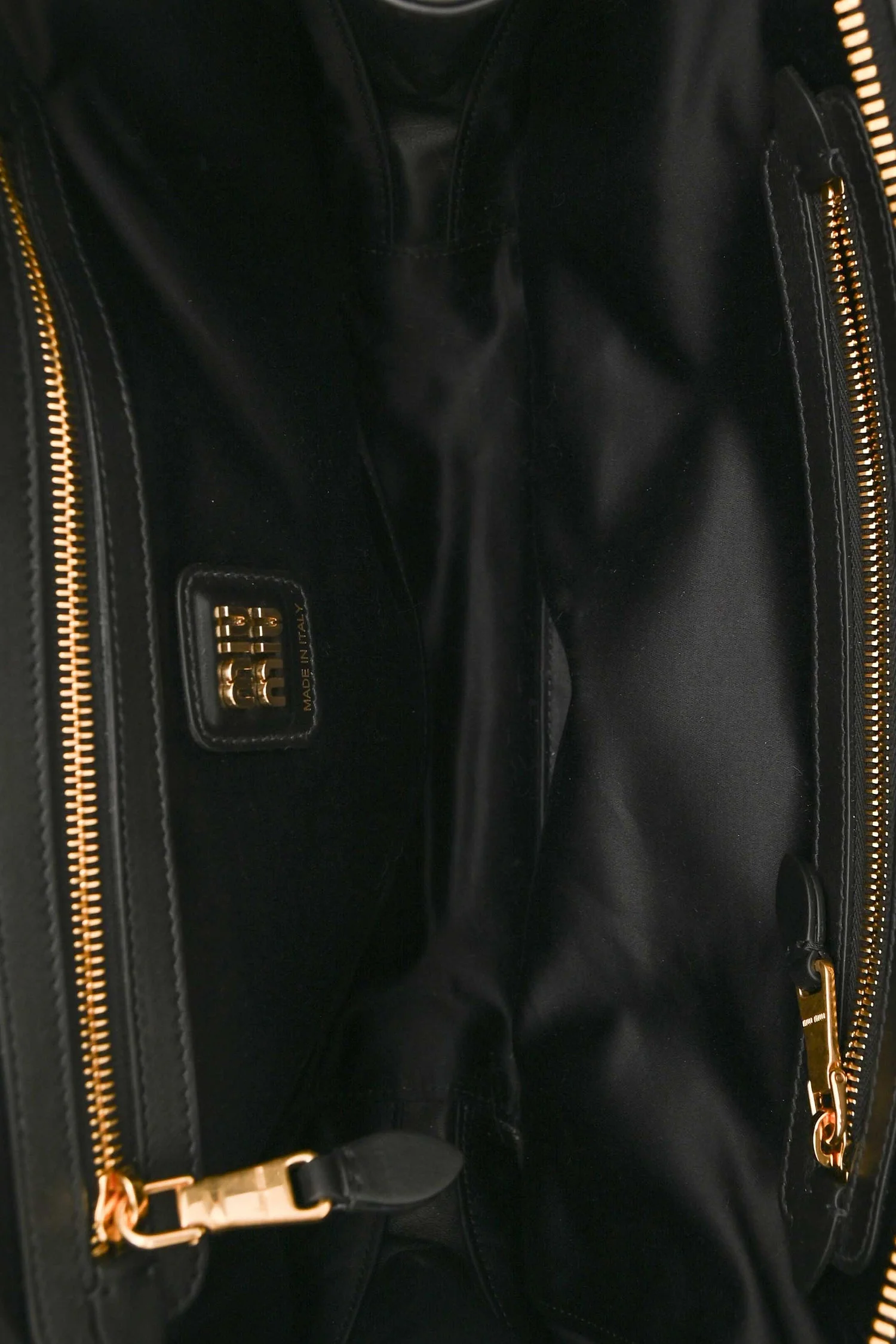Miu Miu Black Leather 'Beau' Shoulder Bag - Image 6