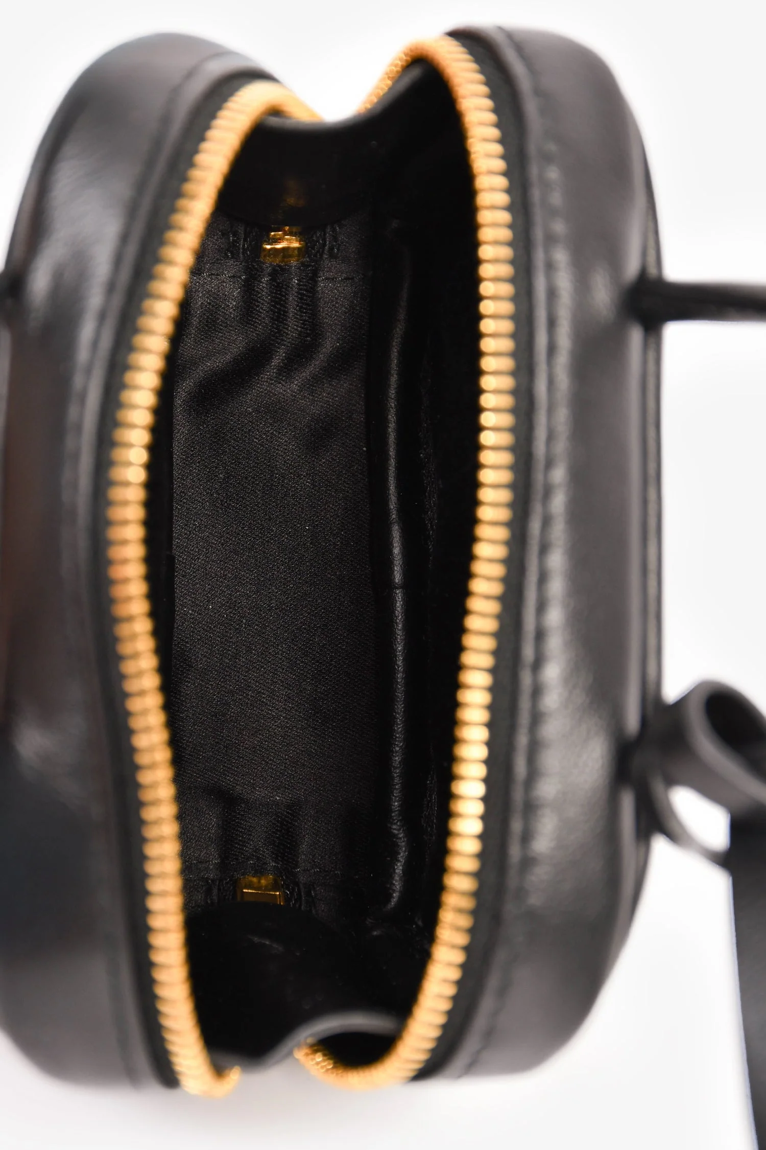 Miu Miu Black Leather Logo Mini Top Handle Keychain - Image 6