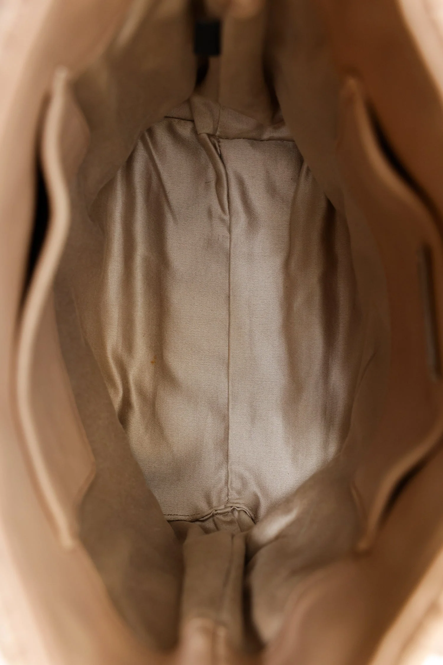 Miu Miu Nude Nappa Matelasse Leather Small Tote With Crystal Chain - Image 7