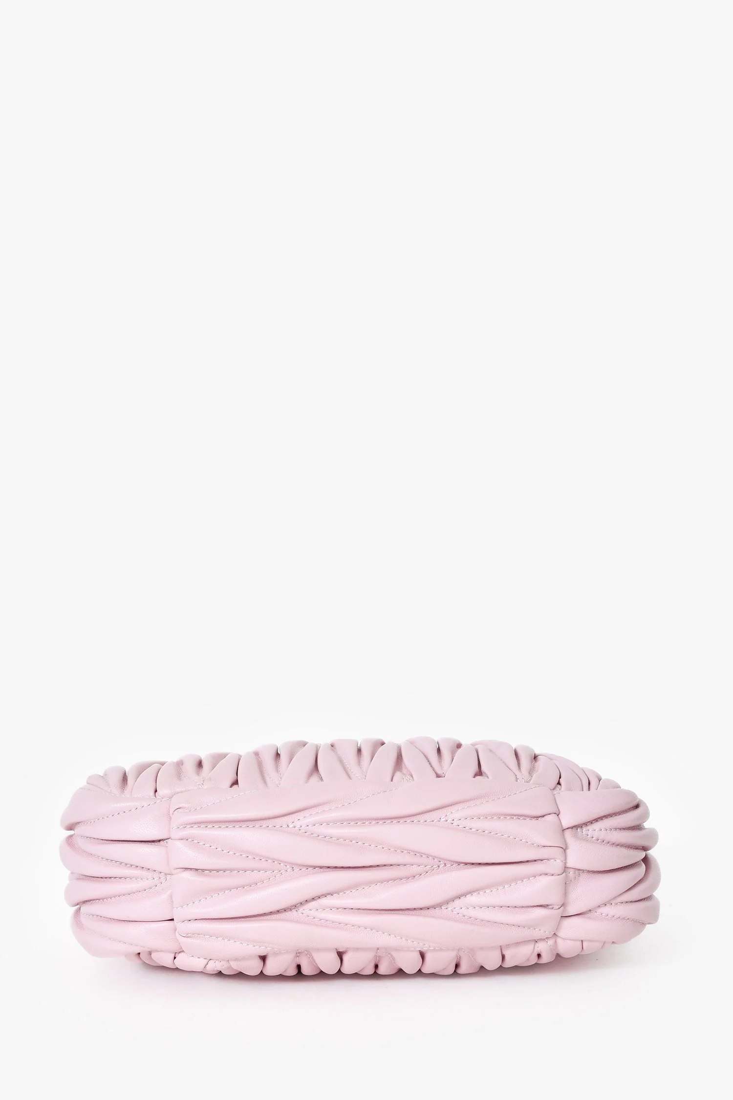 Miu Miu Powder Pink Nappa Matelasse Small Wander Hobo - Image 5