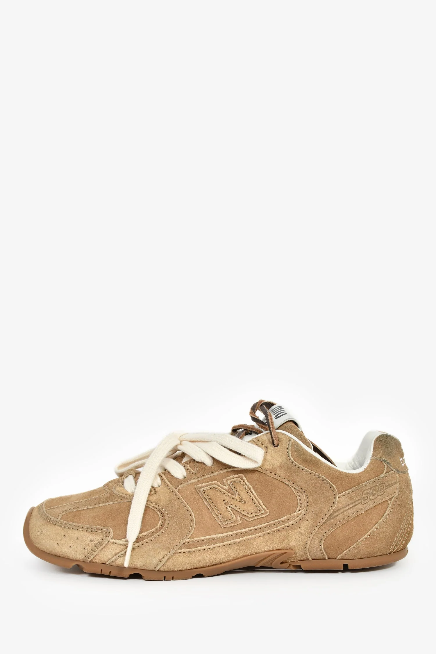 Miu Miu x New Balance Beige Suede '530' Sneakers Size 37 - Image 4