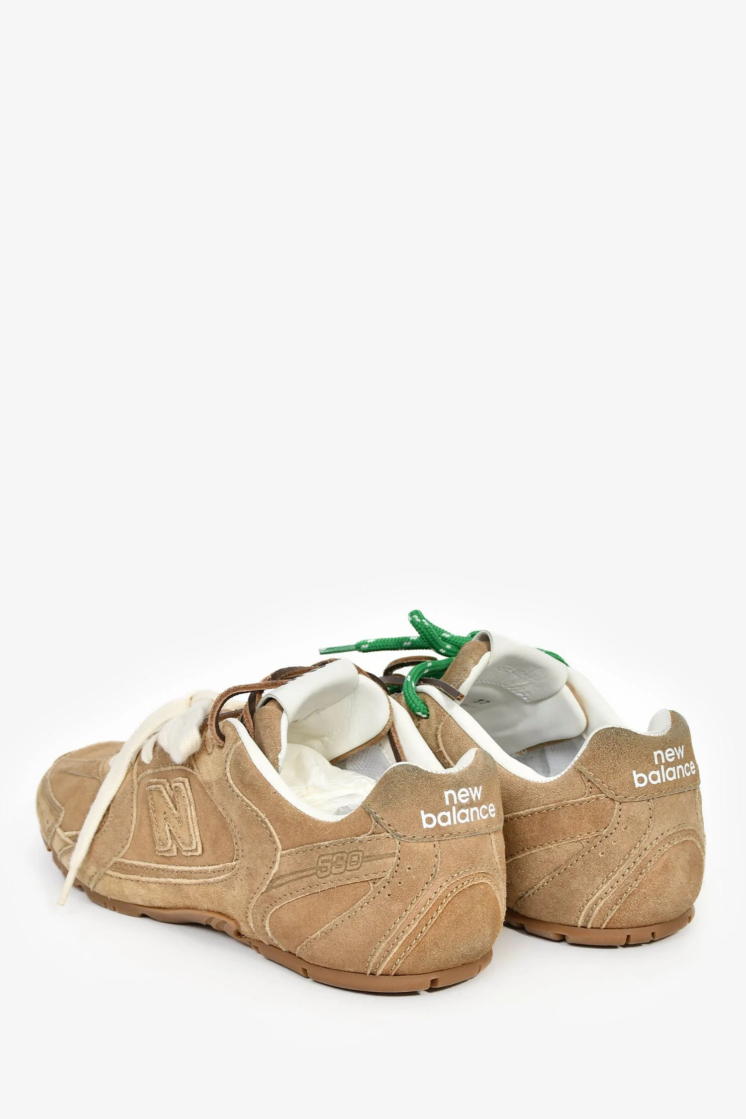 Miu Miu x New Balance Beige Suede '530' Sneakers Size 37 - Image 5