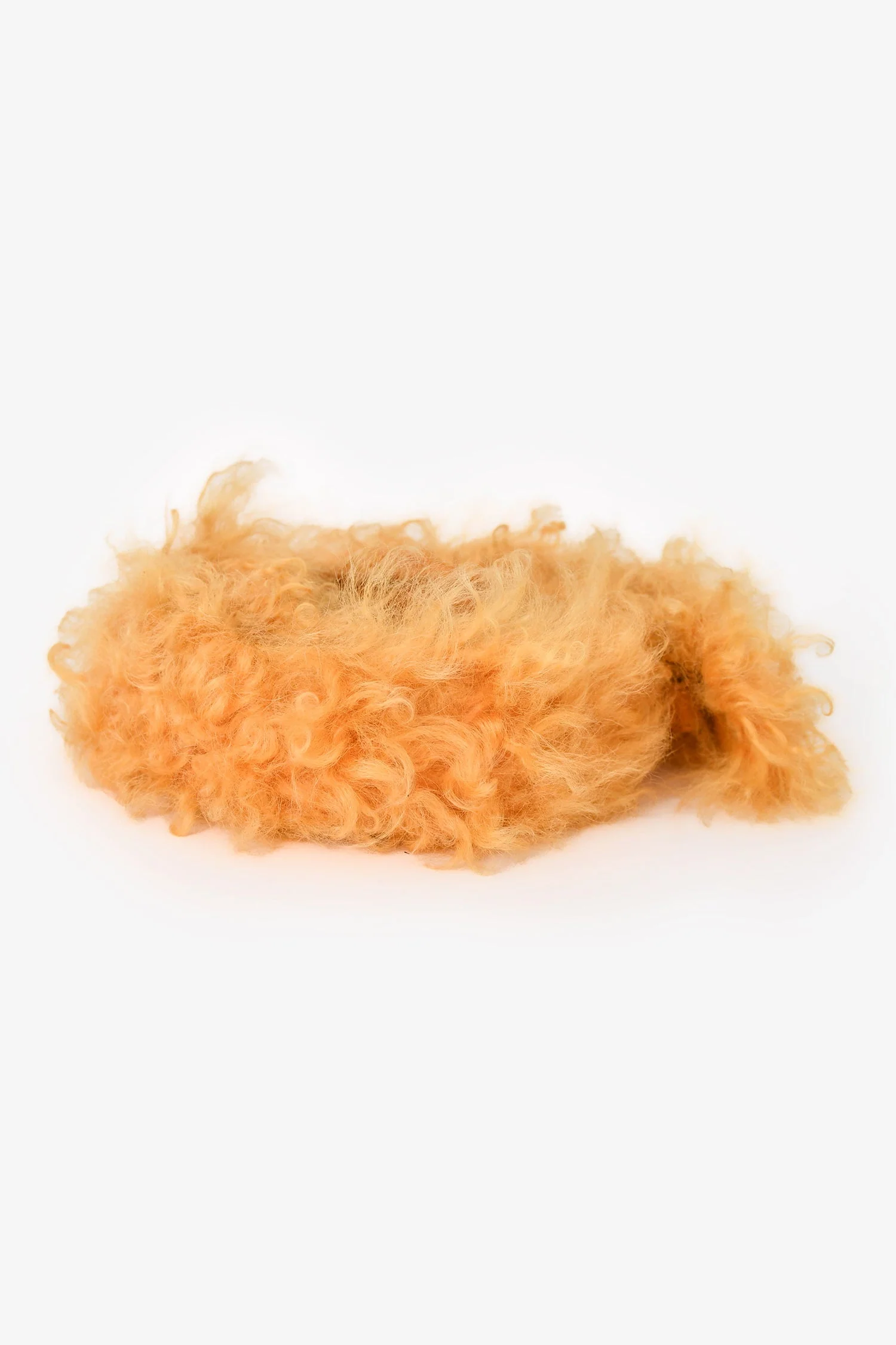 Miu Miu Yellow Faux Fur Bag Strap - Image 2