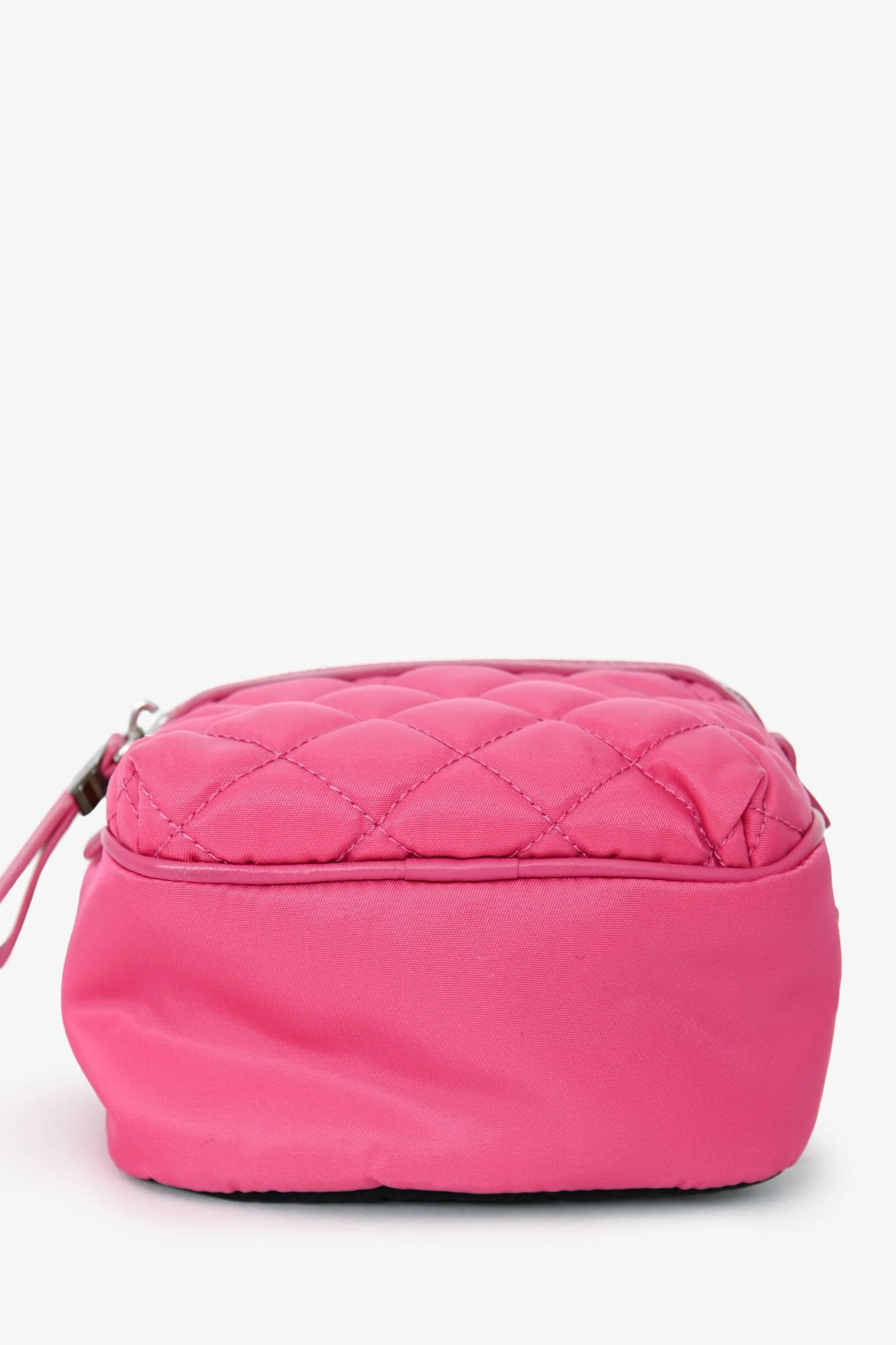 Moncler Pink Nylon Quilted Mini Crossbody Bag - Image 5