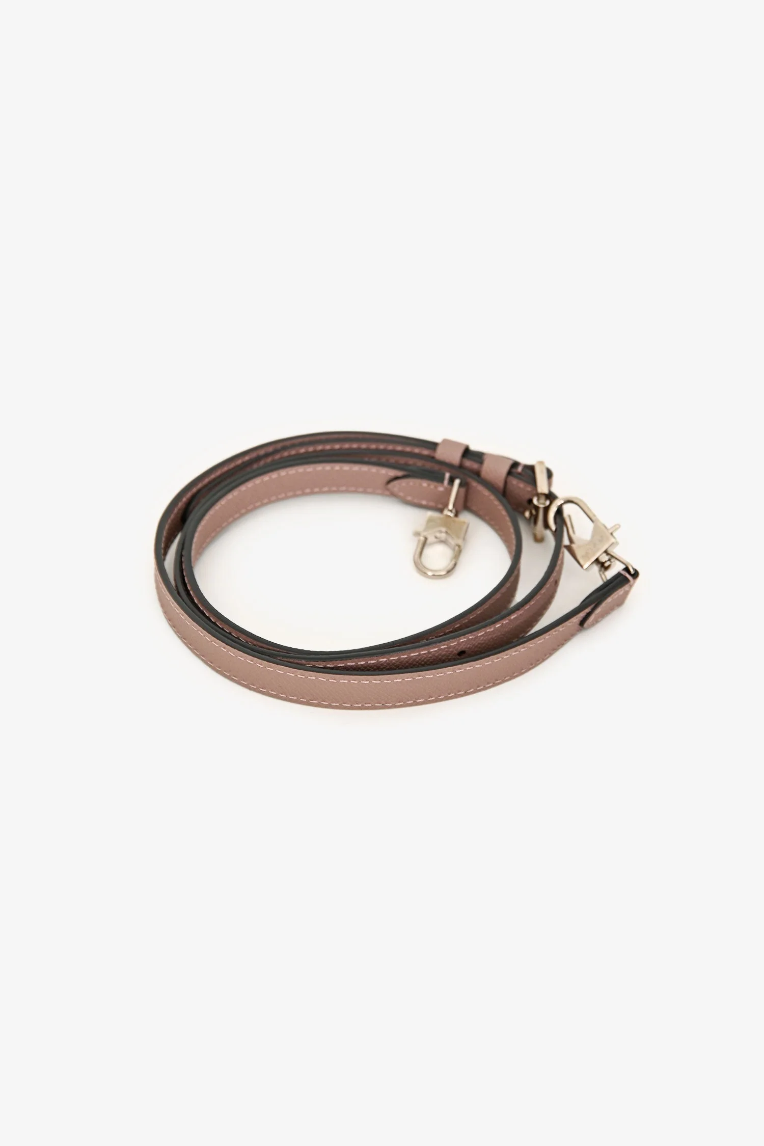 Moynat Brown Leather Mini Rejane Top Handle with Strap - Image 7