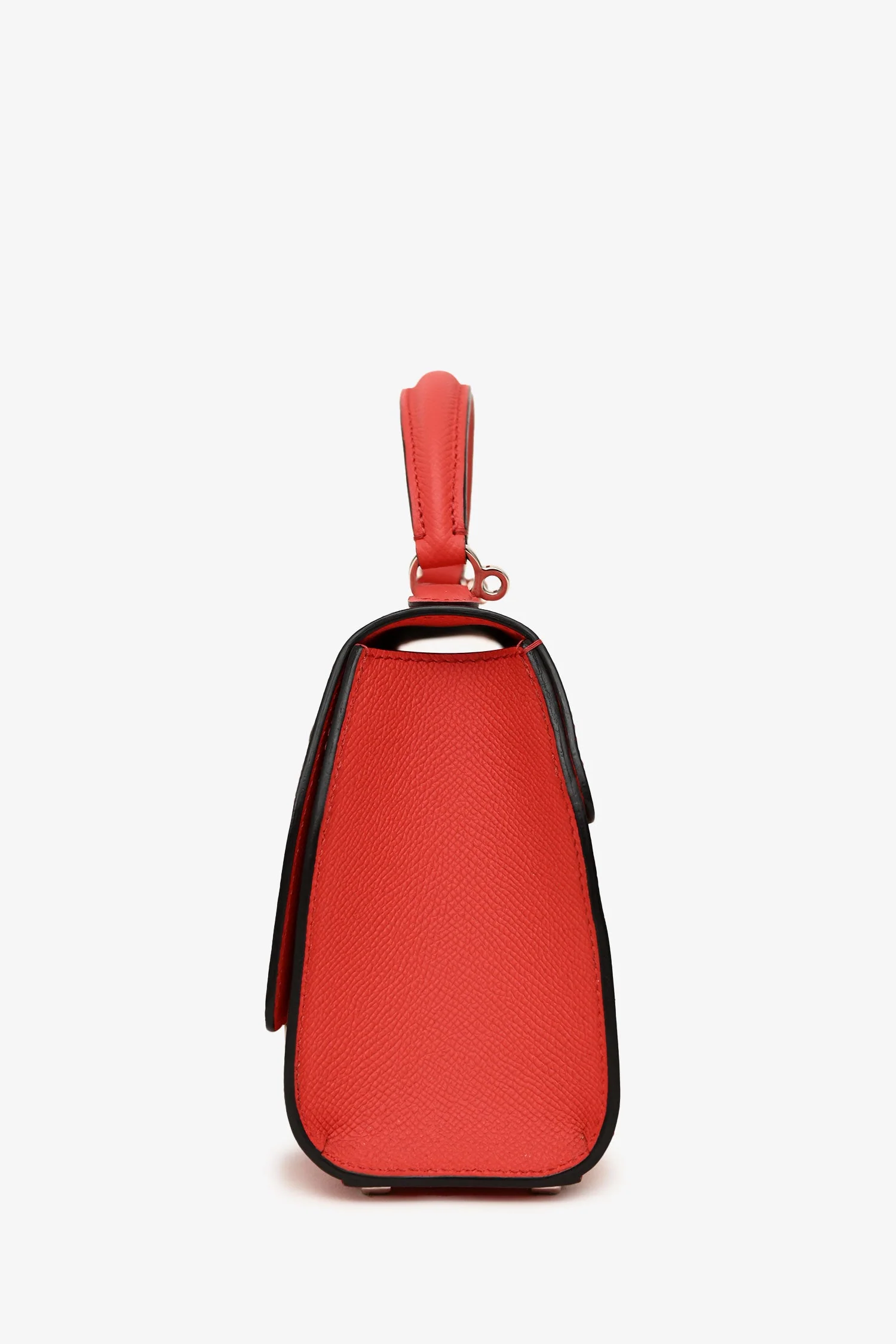 Moynat Red Leather Nano 'Réjane' Top Handle Crossbody - Image 4