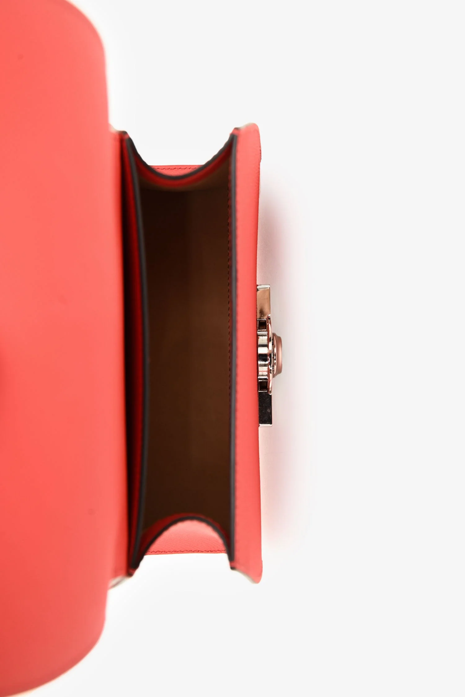 Moynat Red Leather Nano 'Réjane' Top Handle Crossbody - Image 6