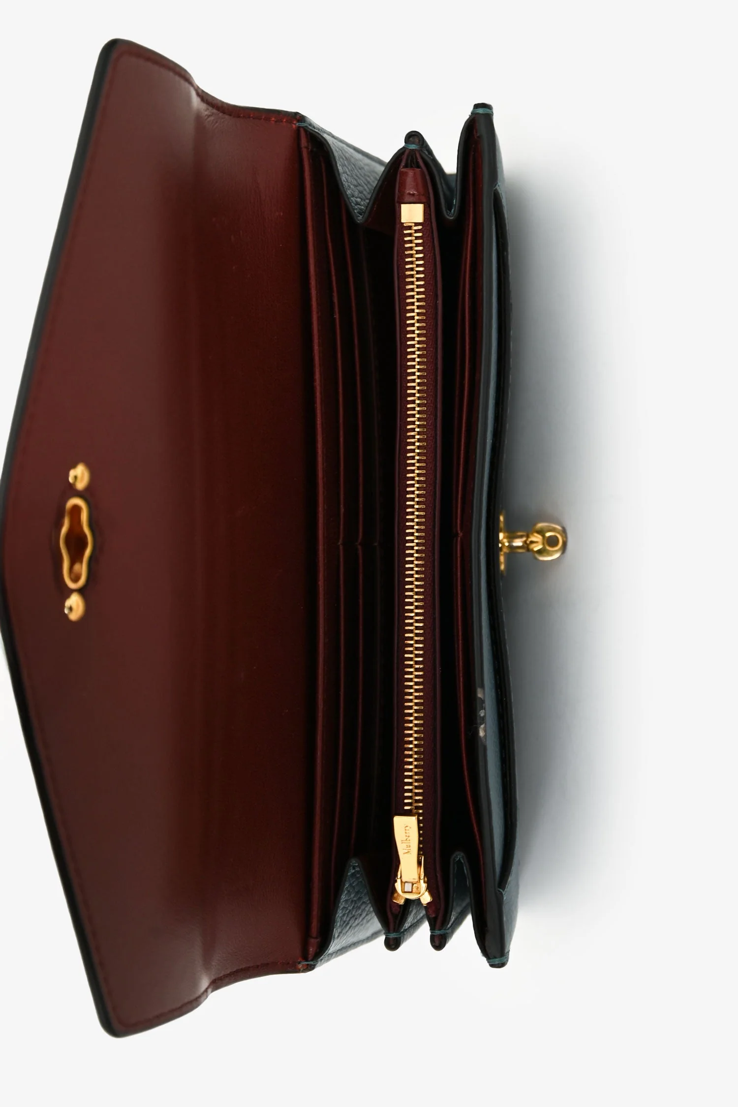 Mulberry Blue Leather Wallet - Image 6