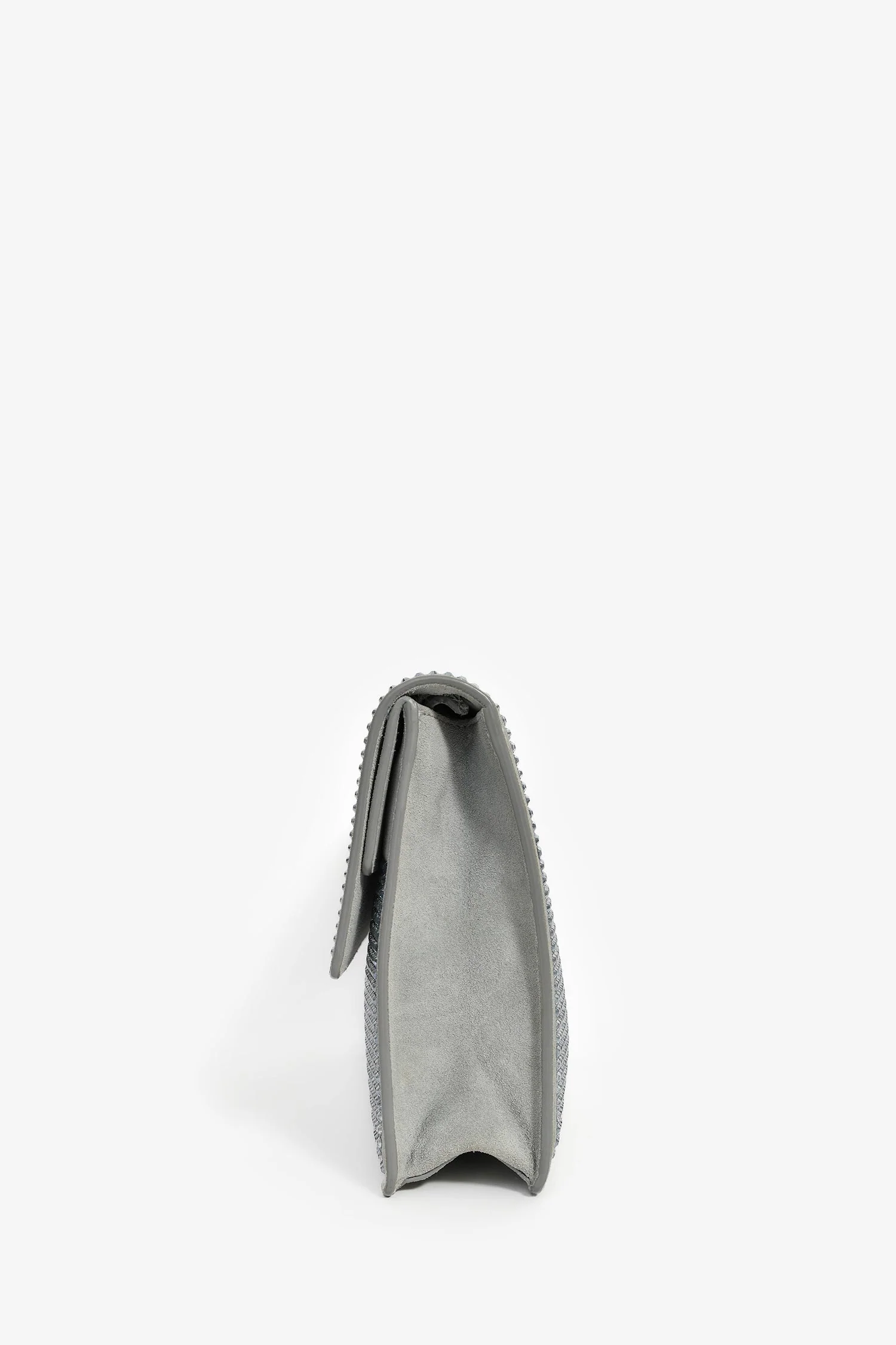 Off-White By Virgil Abloh Rhinestone Embellished Clutch with Strap - Image 4